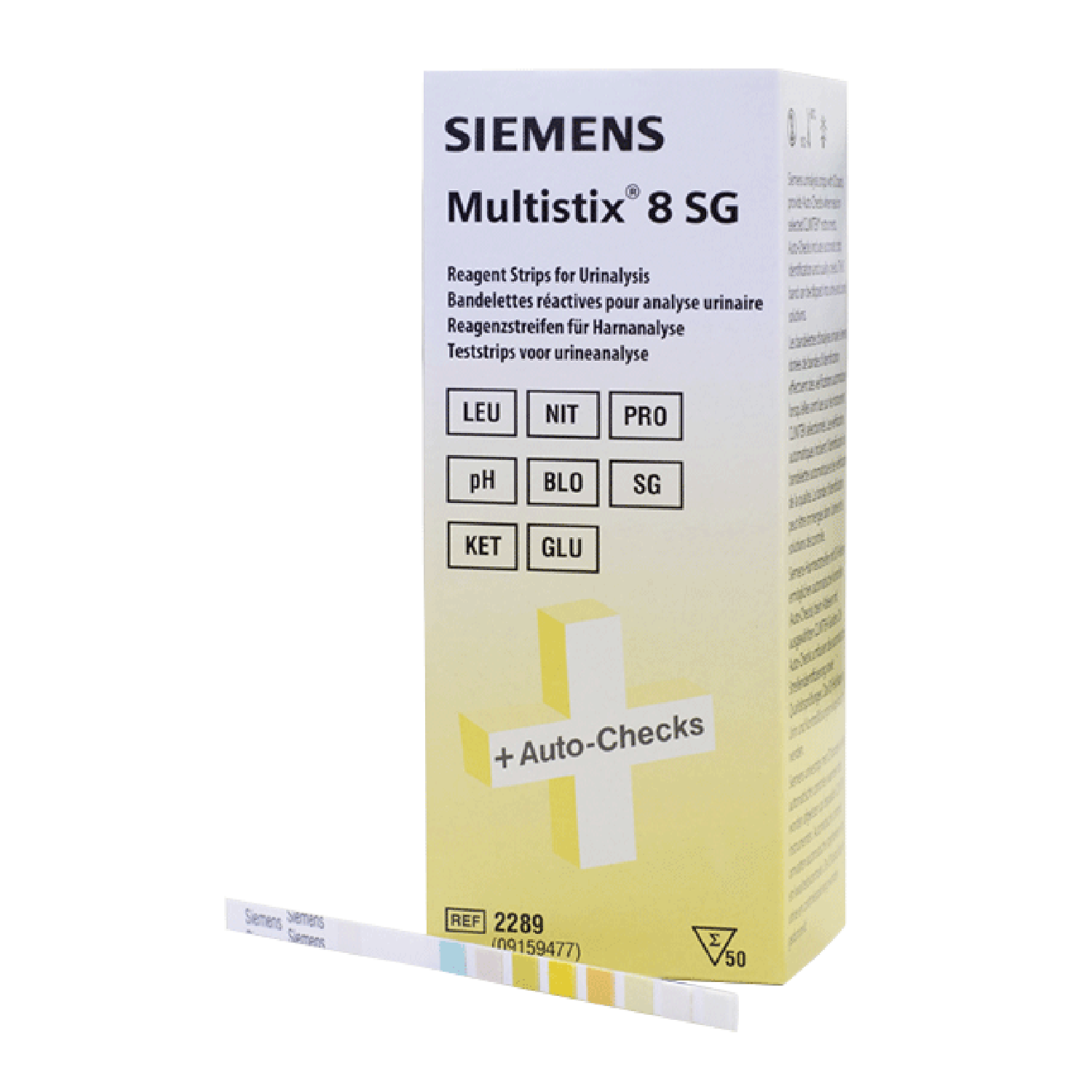 Siemens Multistix 8 SG Reagent Strips for Urinalysis x100
