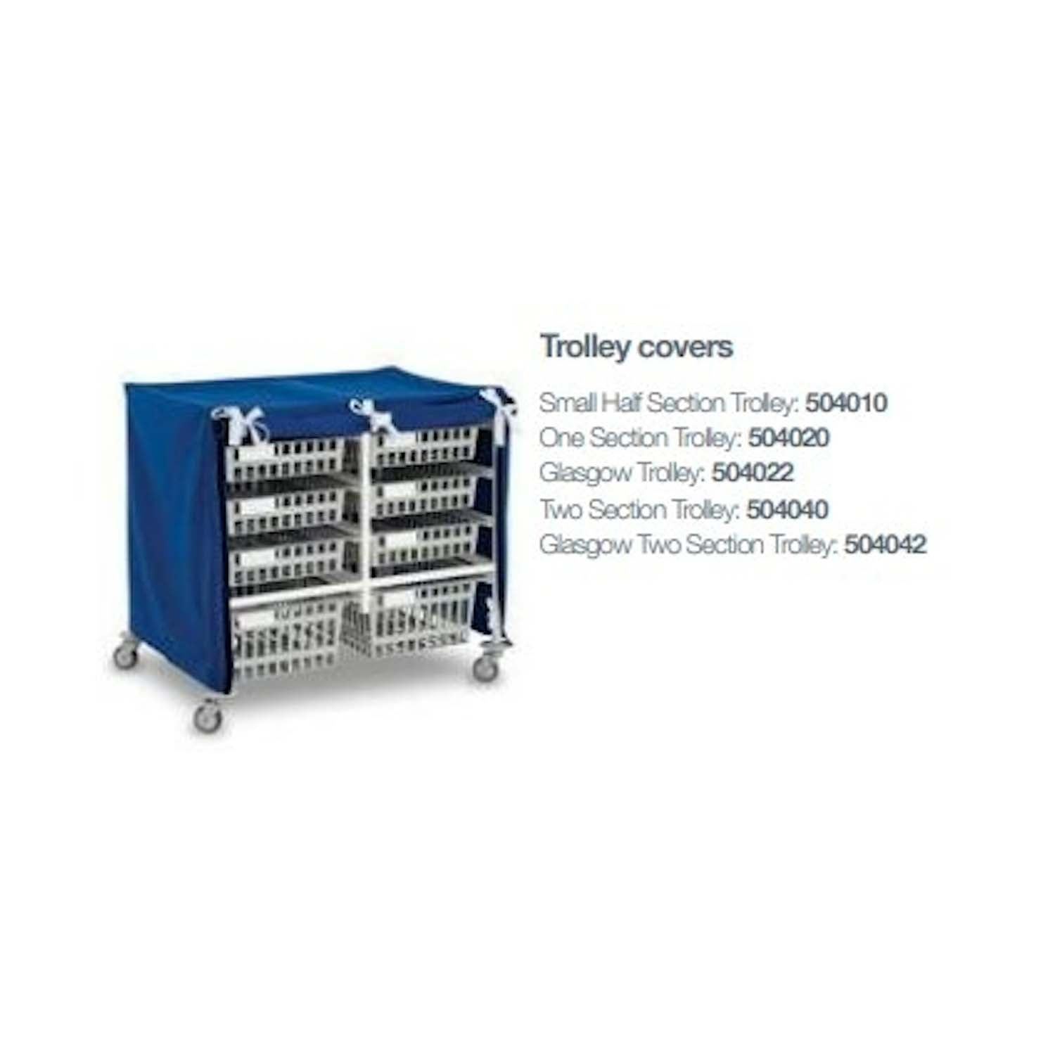 Trolley Covers | Small Half Section | 840H x 350W x 445D mm