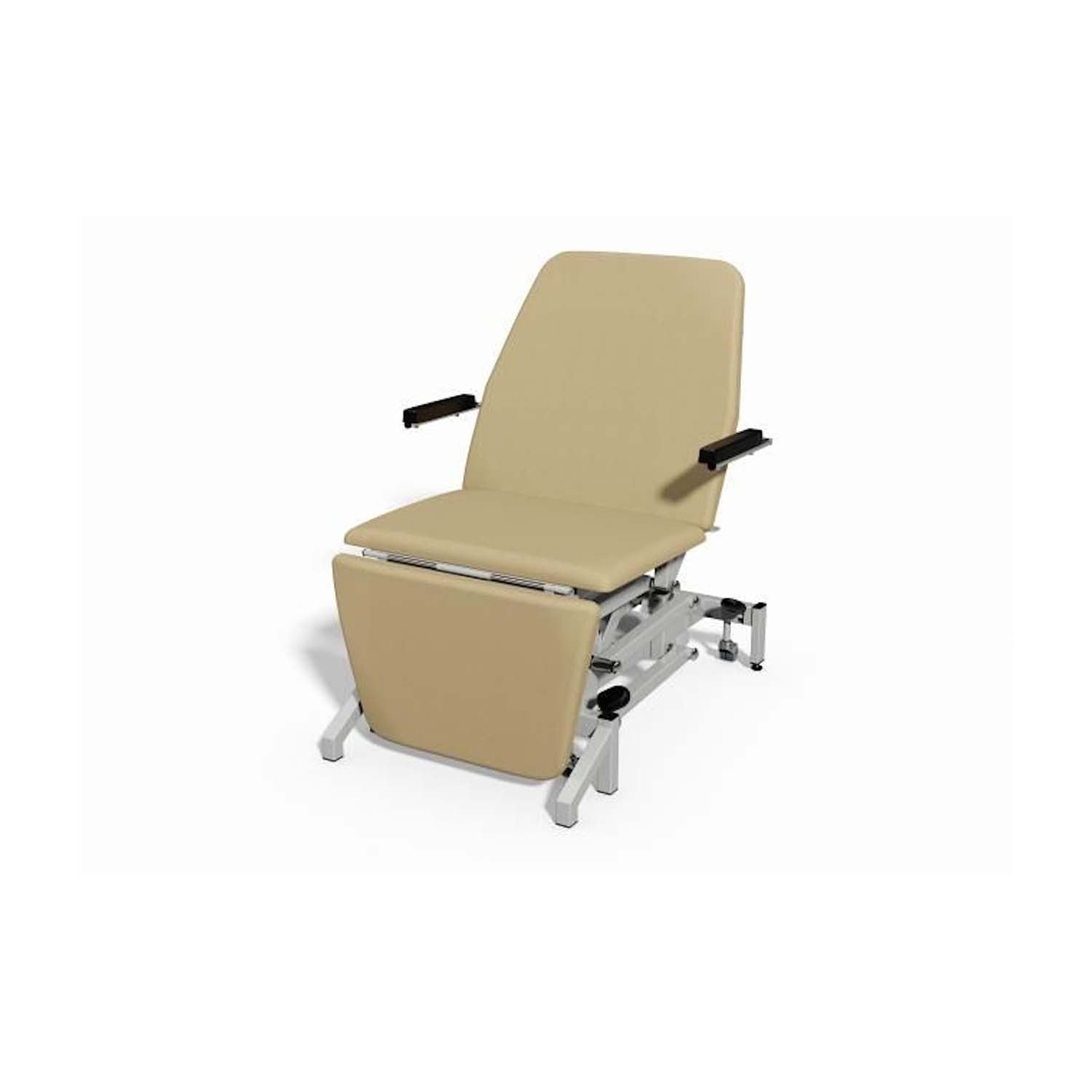 Plinth 2000 Model 50CT Tilting Bariatric Podiatry Chair | Almond