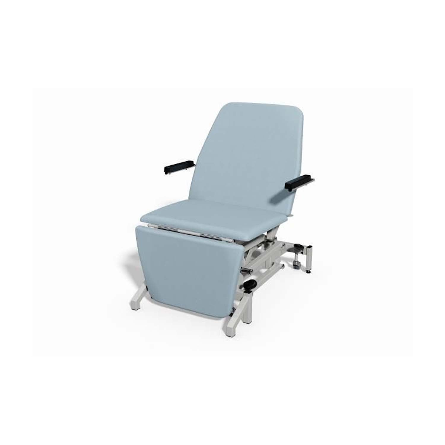 Plinth 2000 Model 50CT Tilting Bariatric Podiatry Chair | Cool Blue