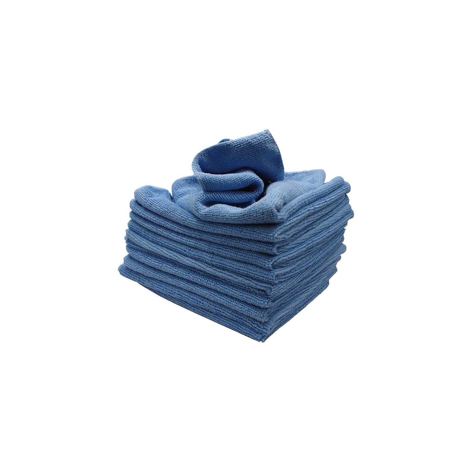 KleenMe Microfibre Cleaning Cloths | Blue | Pack of 10