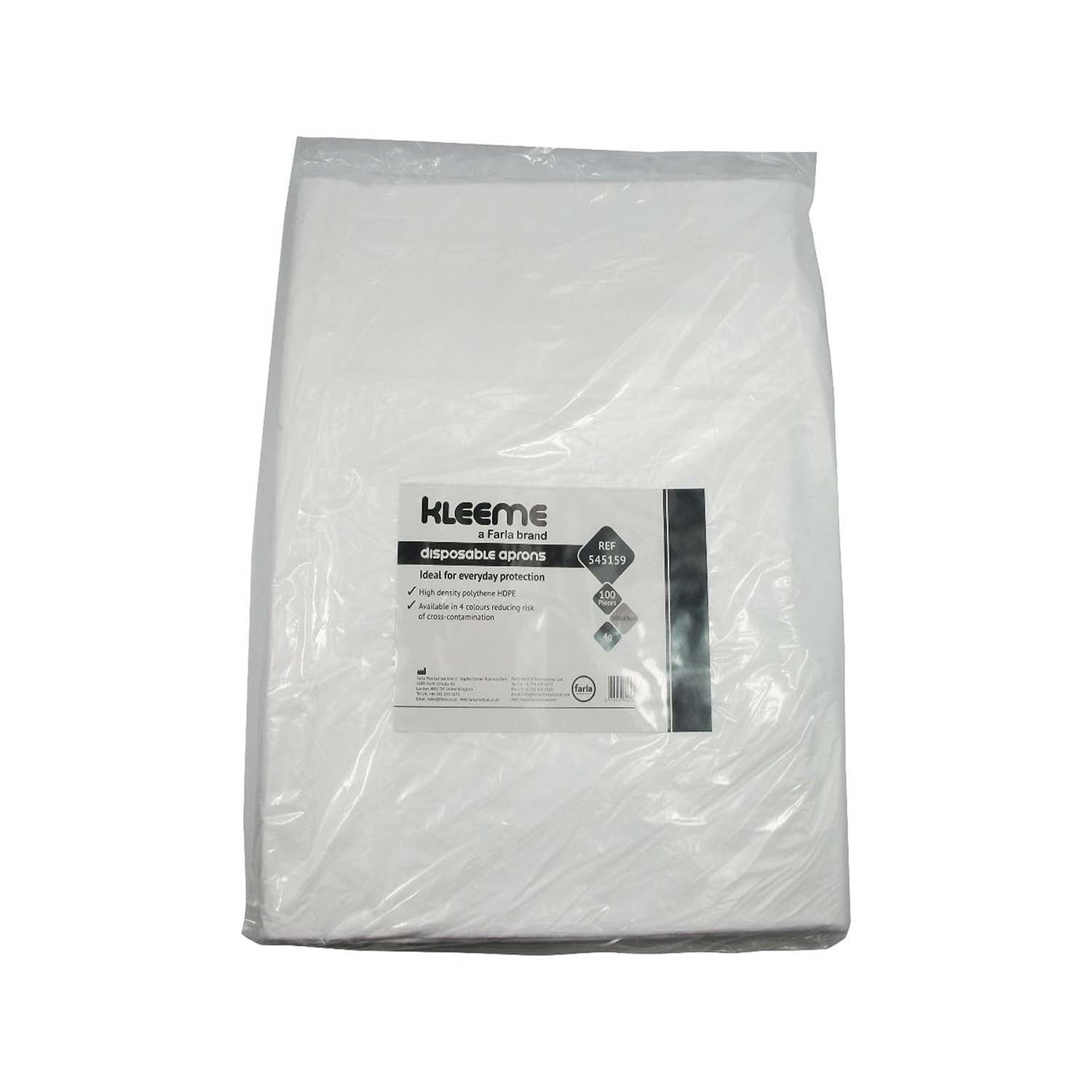 KleenMe Disposable Aprons Flat Pack | Virgin HDPE | Pack of 100 (2)