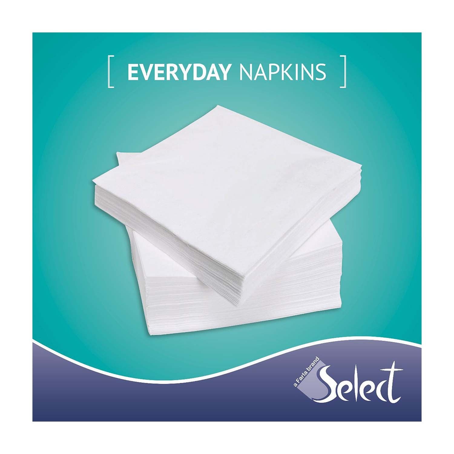 Select Everyday Napkins | White | Pack of 2000