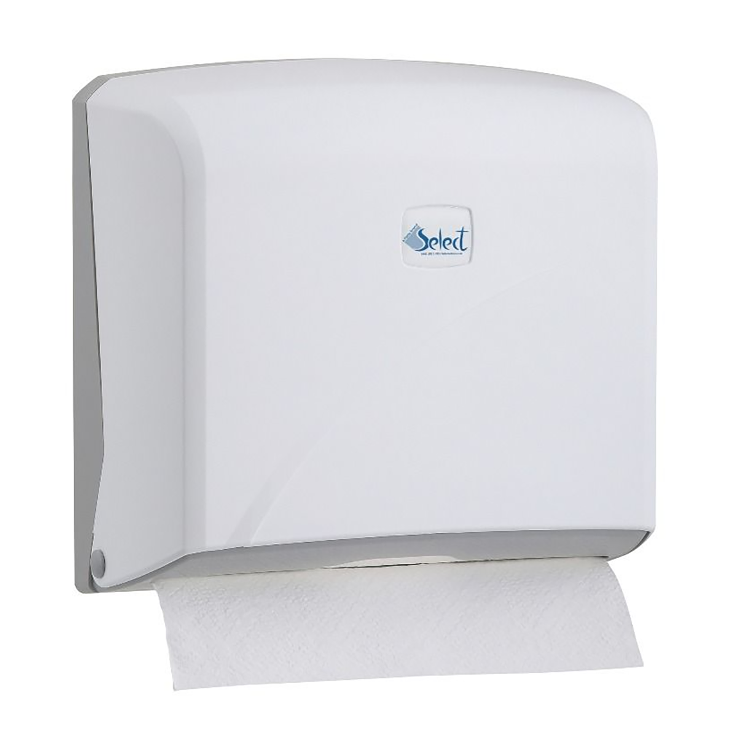 Select Z Folded Paper Towel Dispenser | White | Single (1)