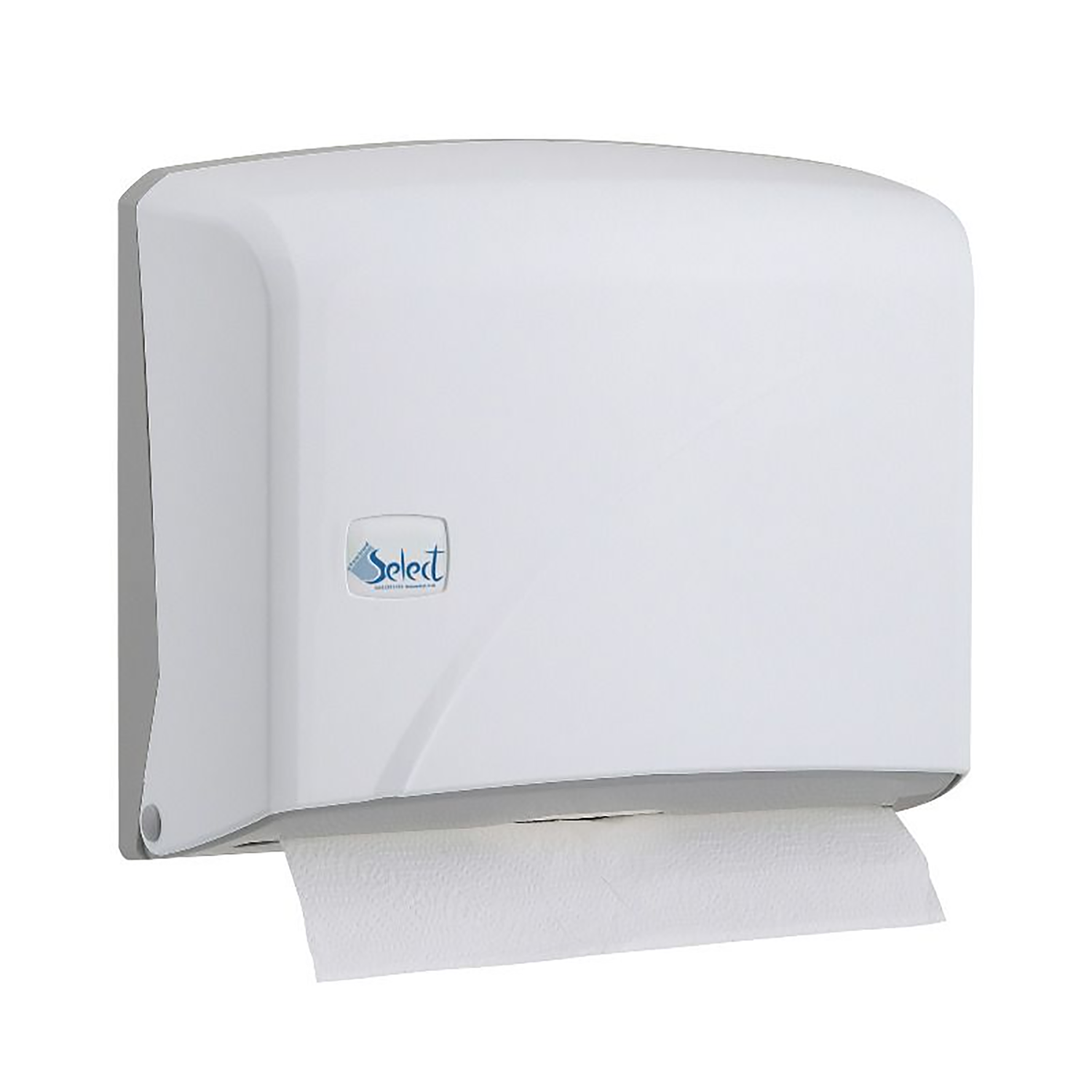 Select V Folded Paper Towel Dispenser | White | Single