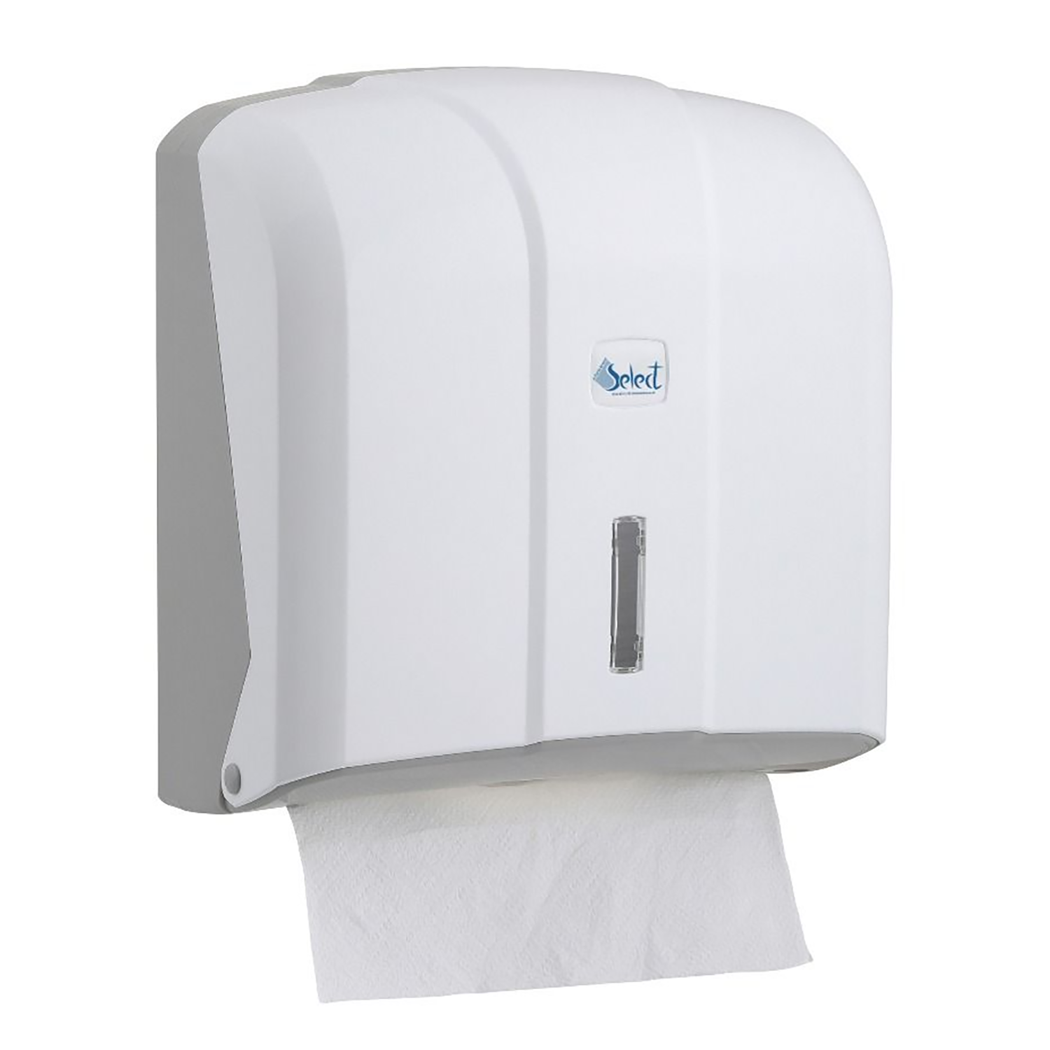 Select Interleaved Folded Toilet Tissue Dispenser | White
