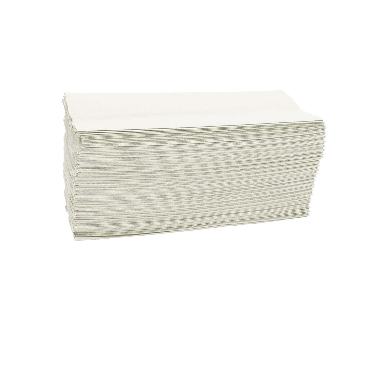 Select Z-Fold Hand Towels | White | Cellulose | Compressed | 220 x 240mm | Pack of 3000 Towels