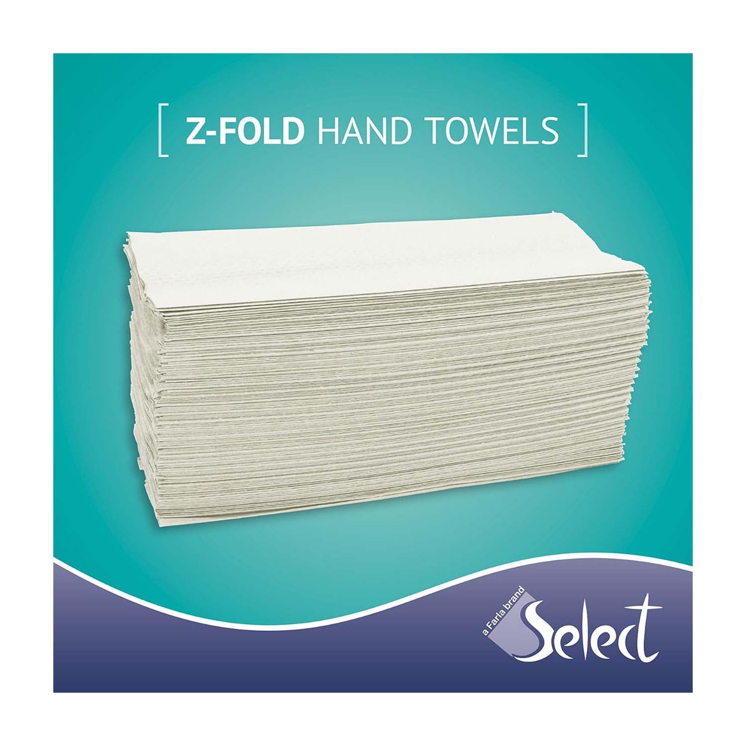 Select Z-Fold Hand Towels | White | Pack of 3000 (1)
