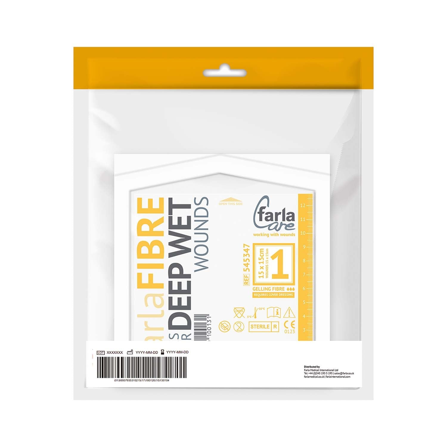 FarlaFIBRE Gelling Fibre | 15 x 15cm | Pack of 5 (1)