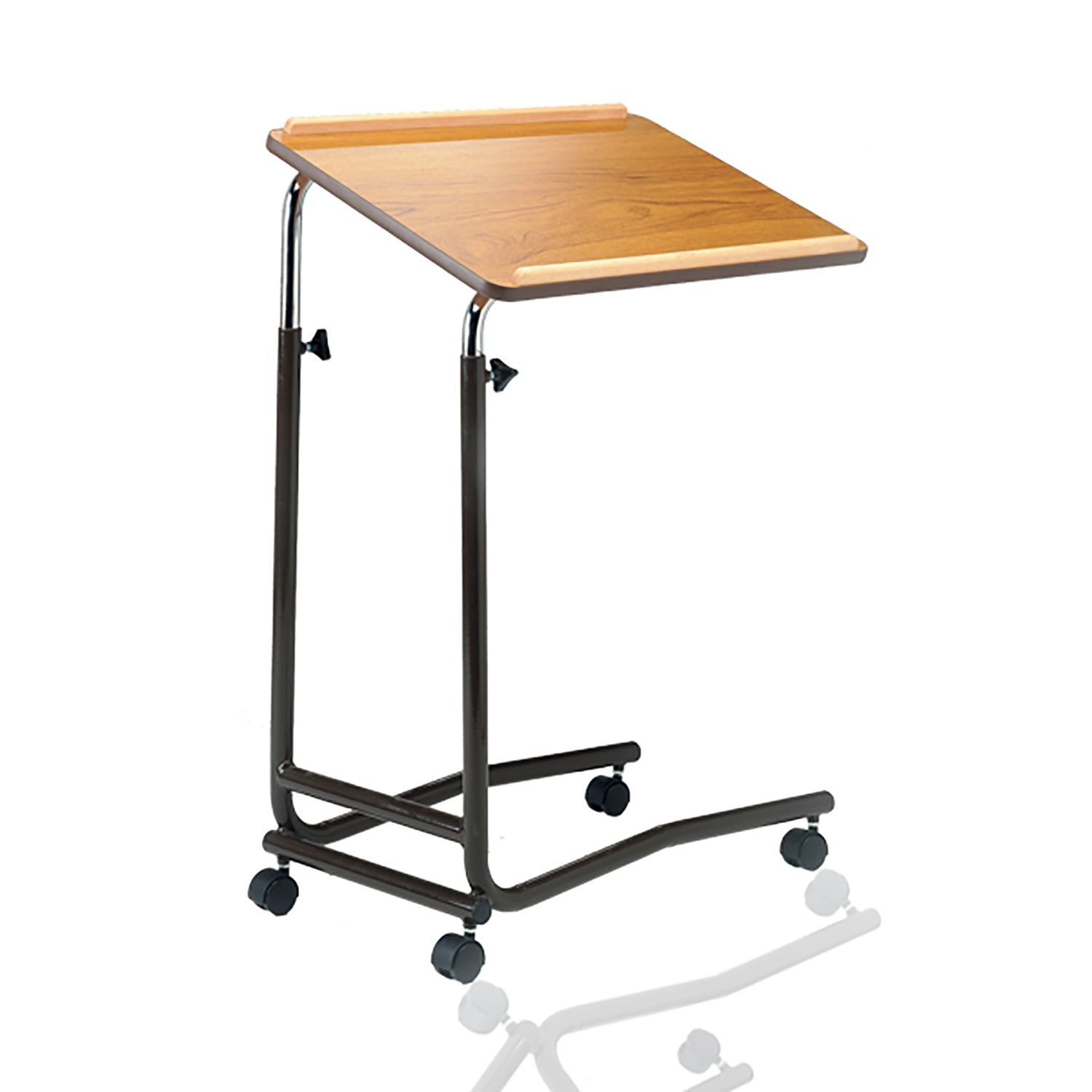 Roma Over Bed Table Angled With Castors
