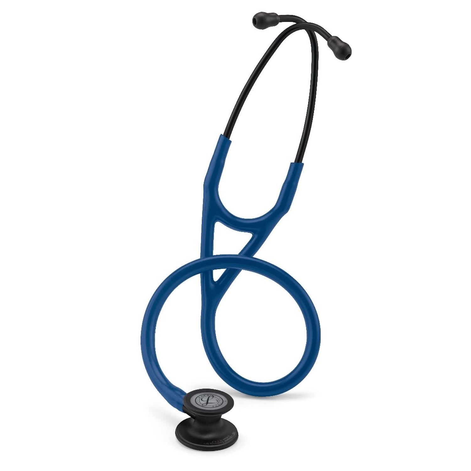 3M Littmann Cardiology IV Stethoscope | Black-Finish Chestpiece | Navy Blue Tube | 27 Inch (1)