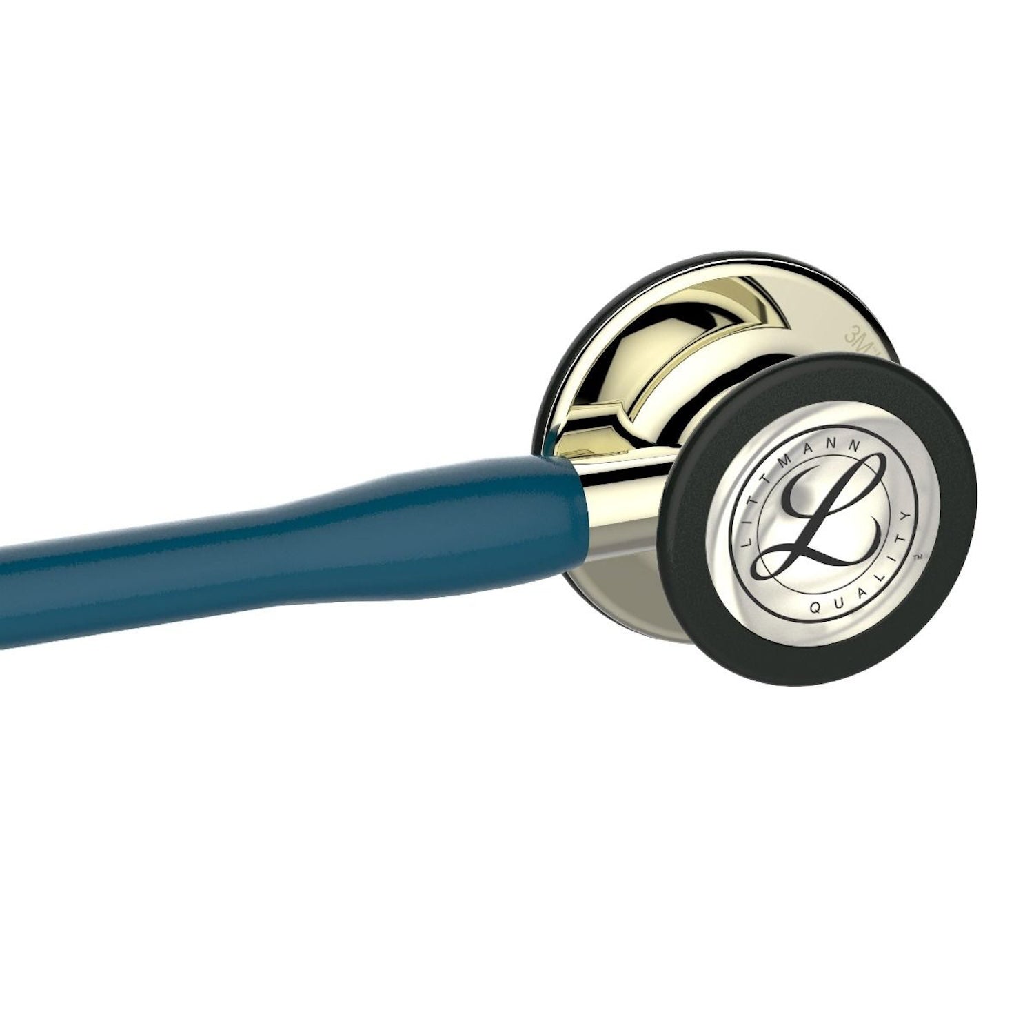 3M Littmann Cardiology IV Stethoscope | Champagne Chestpiece | Caribbean Blue Tube (4)