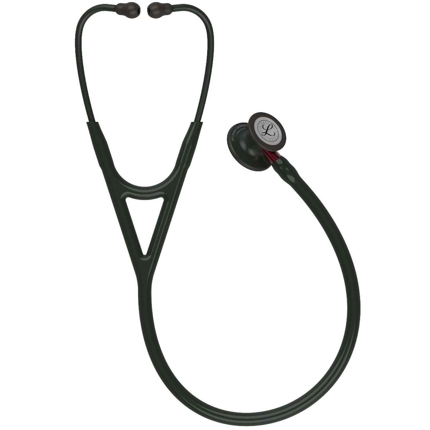 3M Littmann Cardiology IV Stethoscope | Black Edition | Black Tube | Red Stem (1)