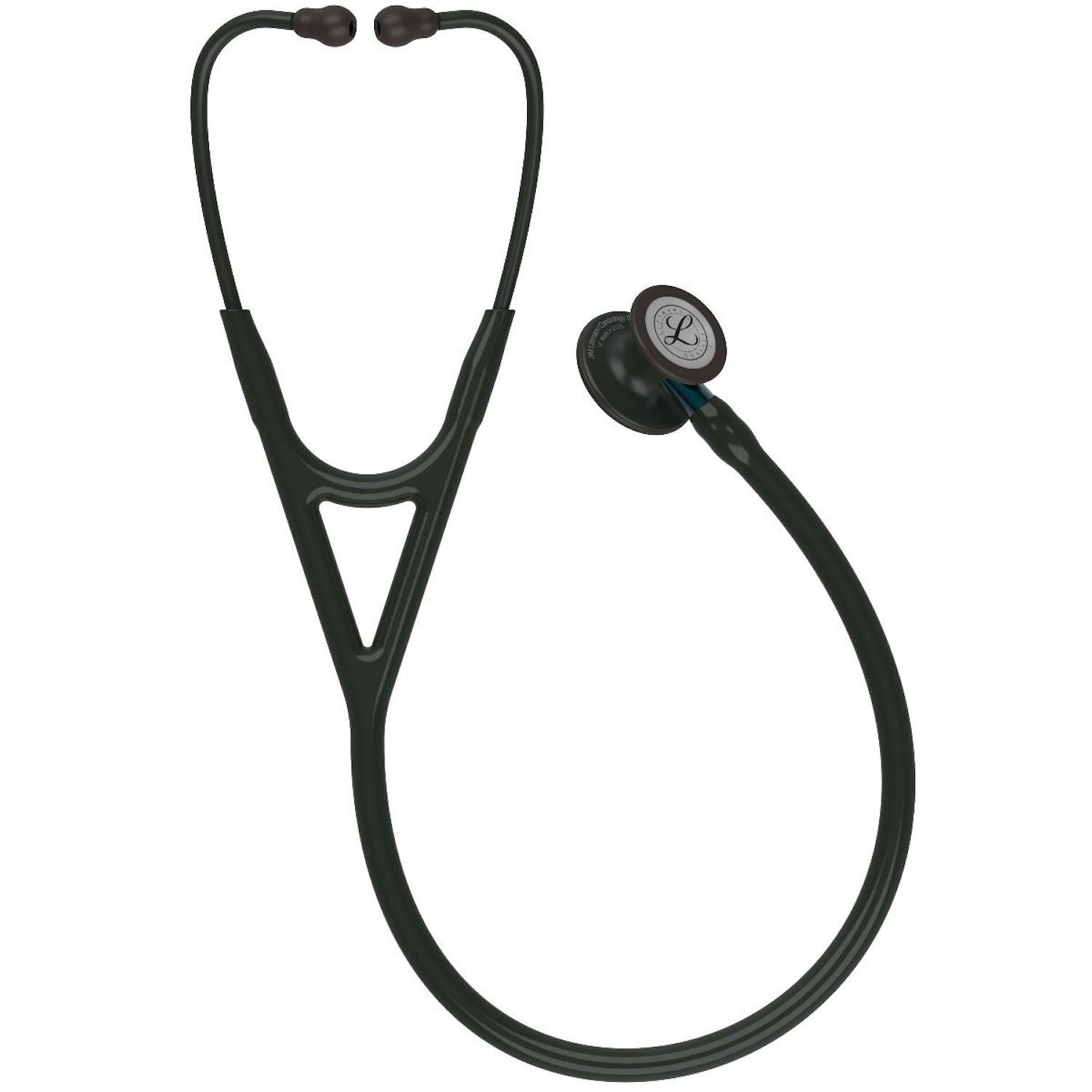 3M Littmann Cardiology IV Stethoscope | Black Edition | Black Tube | Blue Stem (1)