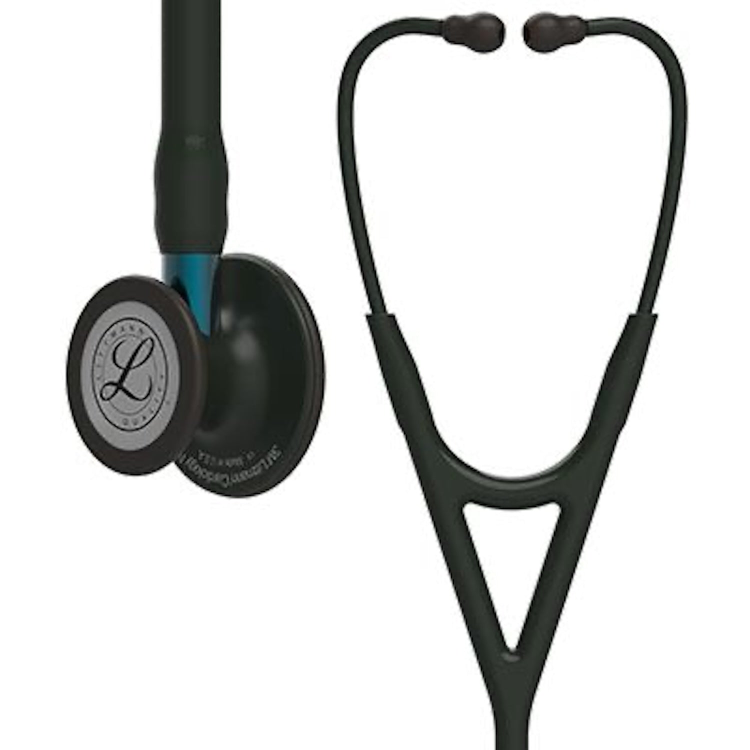 3M Littmann Cardiology IV Stethoscope | Black Edition | Black Tube | Blue Stem