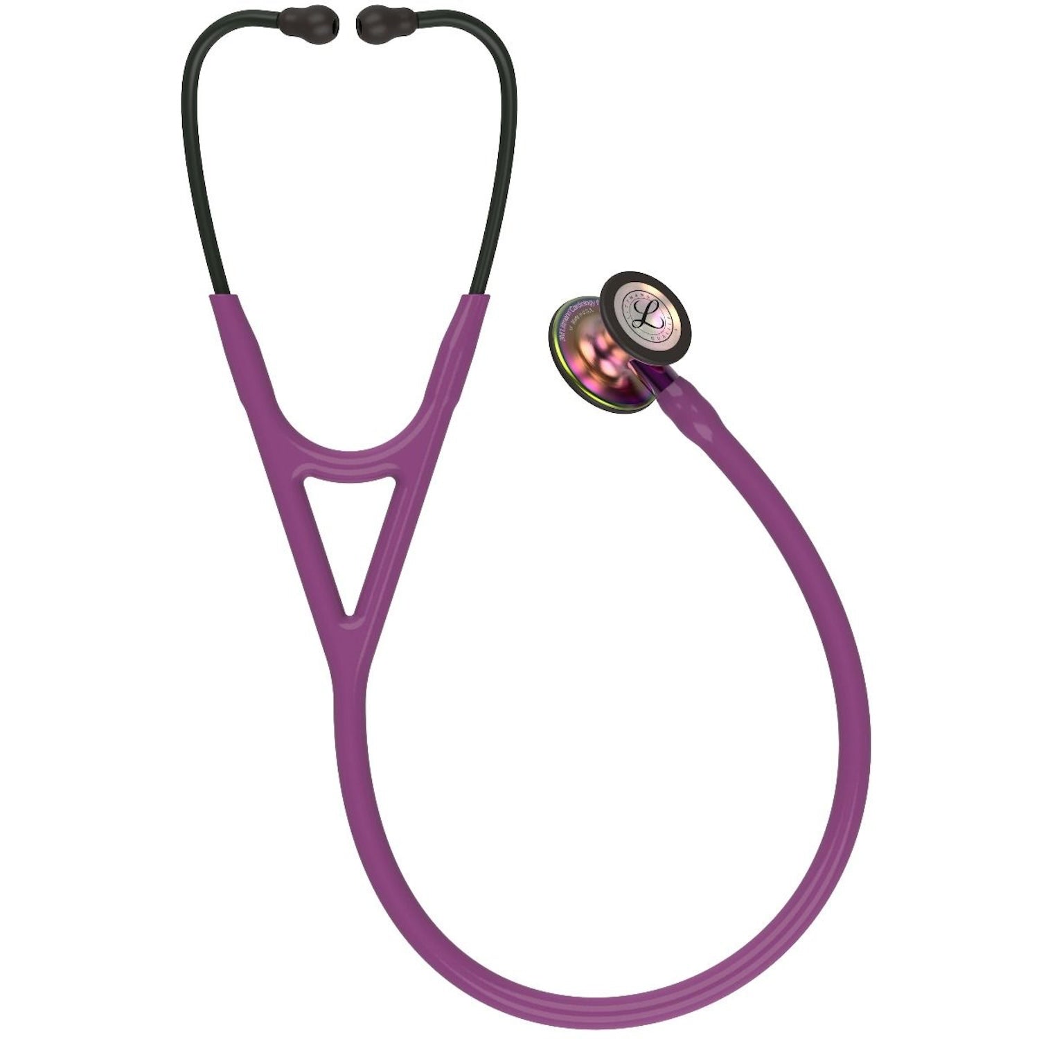 3M Littmann Cardiology IV Stethoscope | Rainbow Edition | Plum Tube | Violet Stem (1)