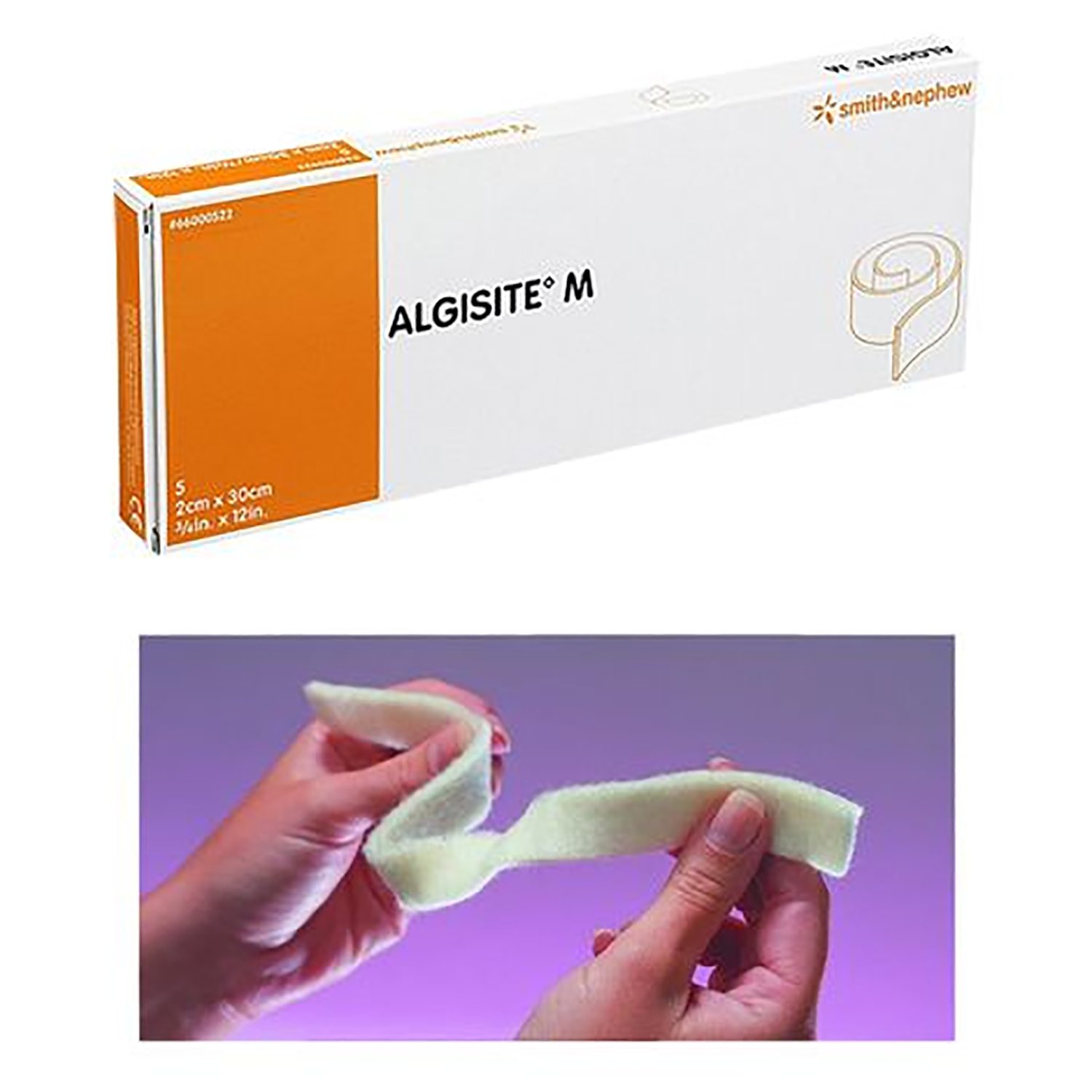 Algisite M-Rope Alginate Dressing | Standard | 2 x 30cm | Pack of 5 (2)