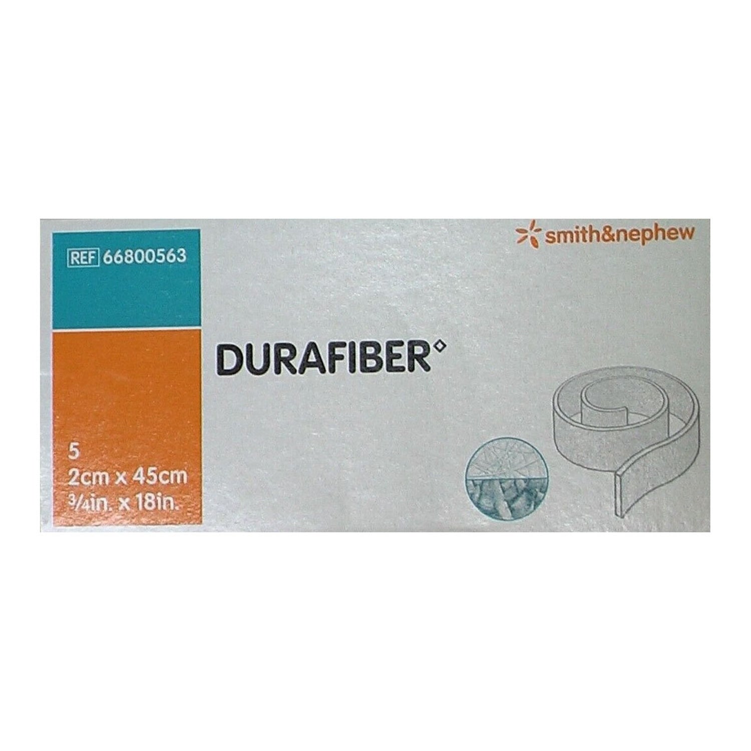 DURAFIBER Gelling Fibre Dressing | Ribbon | 2 x 45cm | Pack of 5