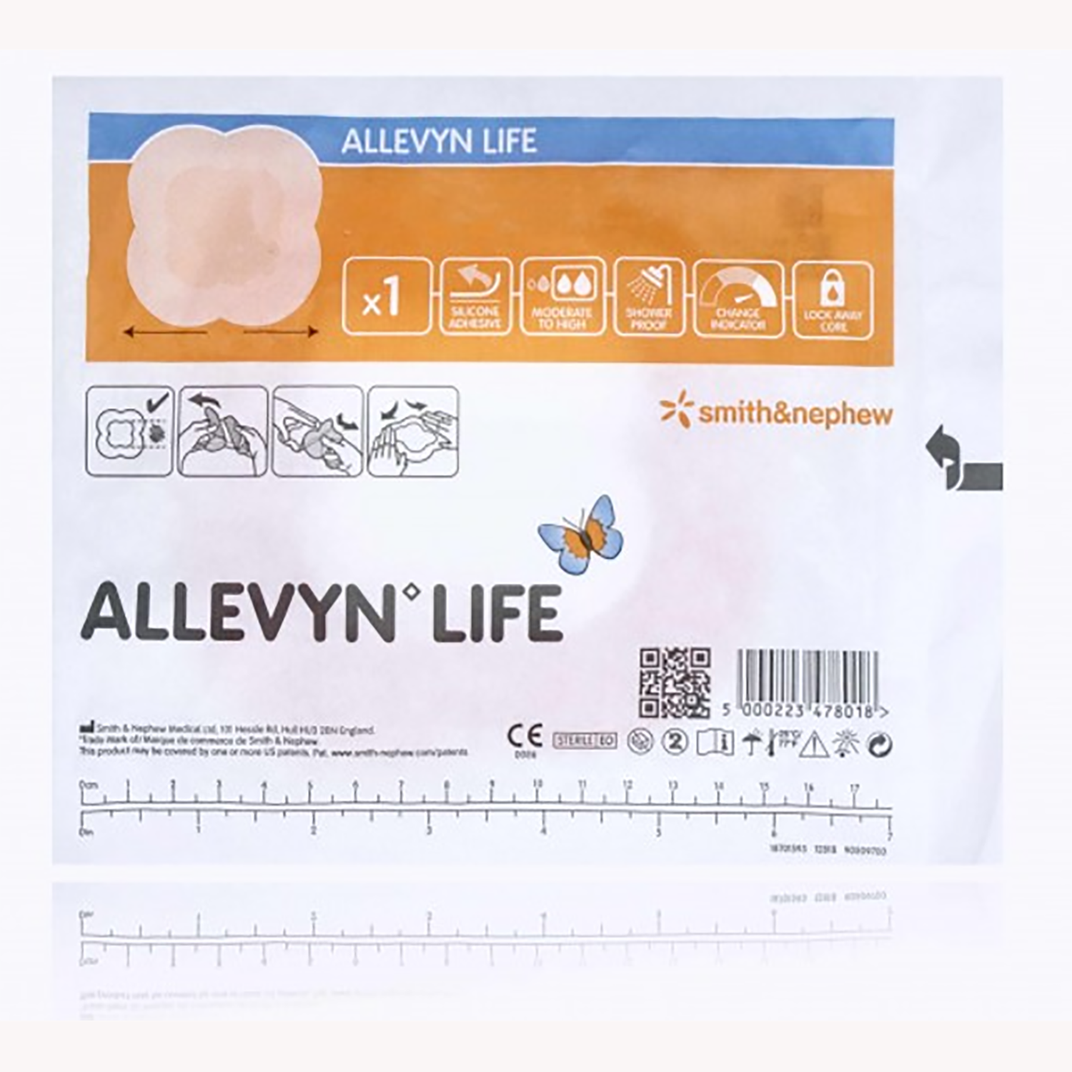 Allevyn Sacrum | 21.6 x 23cm | Pack of 10 (1)