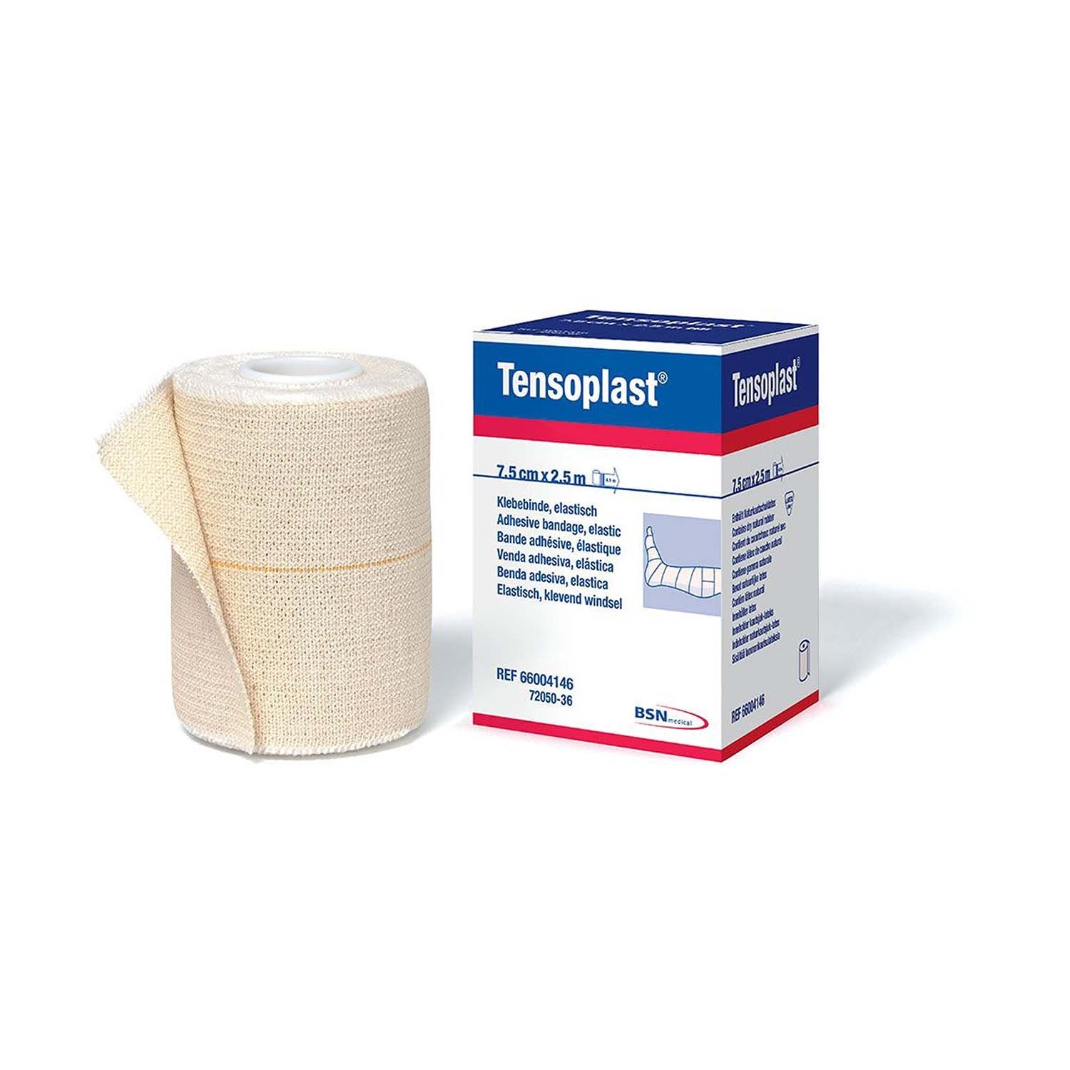 Tensoplast Elastic Adhesive Bandage | 10cm x 4.5m | Stretched