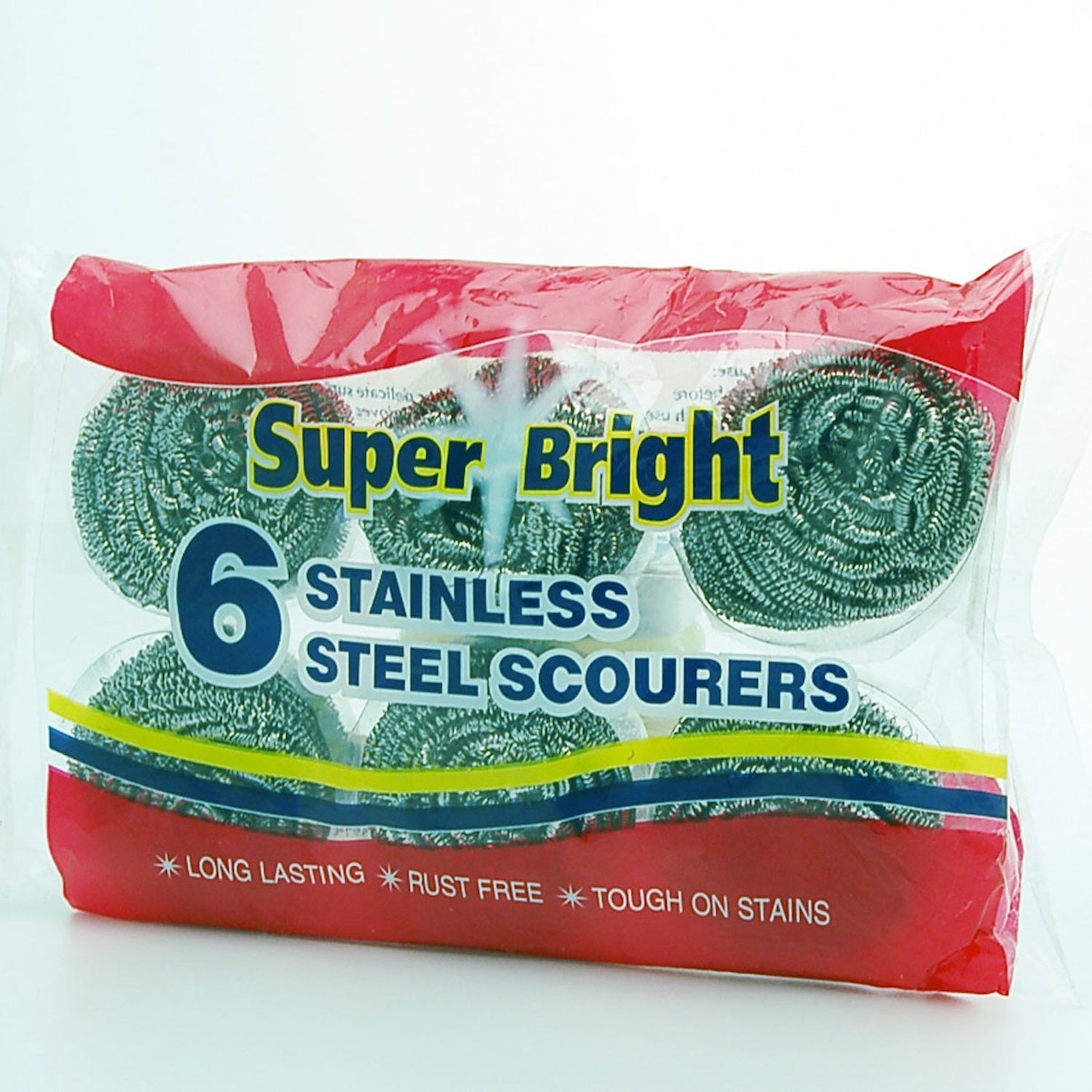 Stainless Steel Scourer | Pack of 6