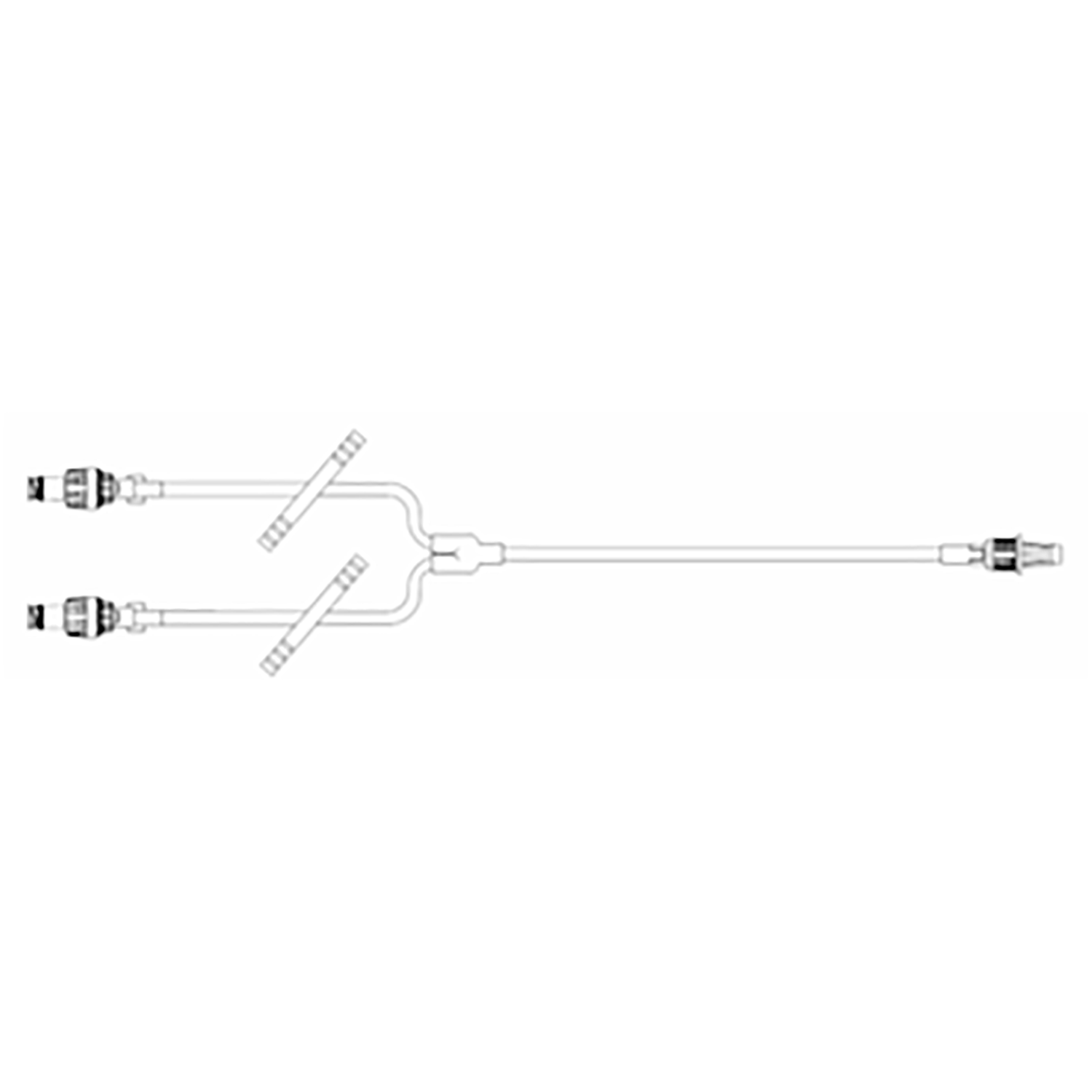 ONE-LINK Non-DEHP Bonded Double Lumen Standard Bore Extension Set | Pack of 200