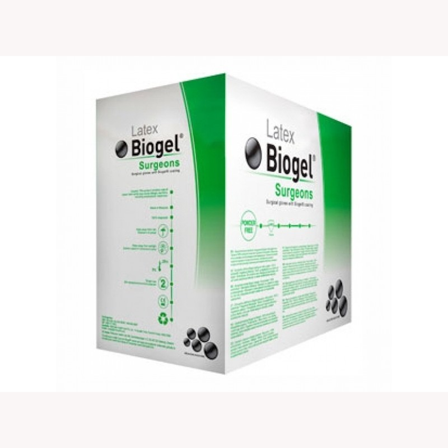 Biogel Surgeon's Latex Gloves | Powder Free | Sterile | Size 8 | Pack of 50 Pairs