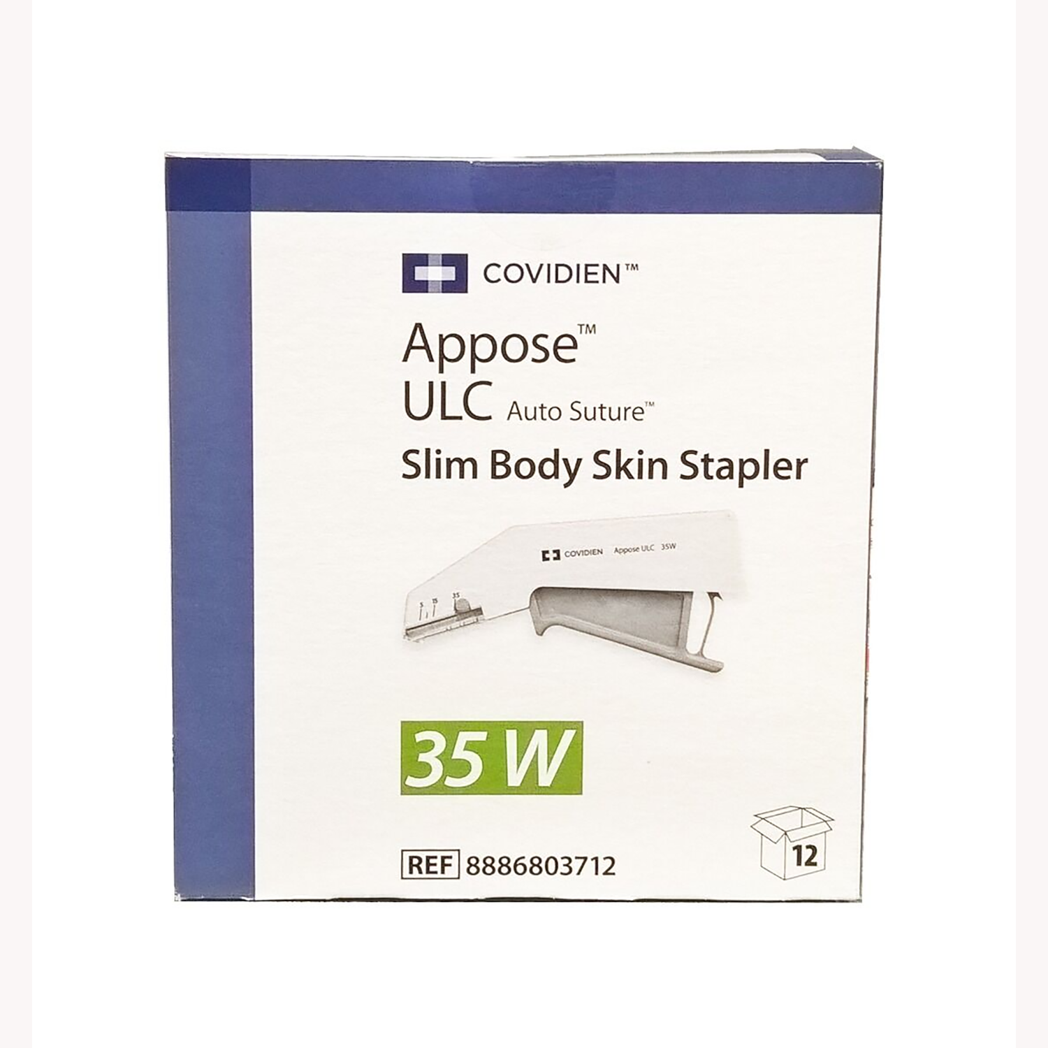 Covidien Appose Skin Stapler | ULC 35W | Sterile | Pack of 12 (1)