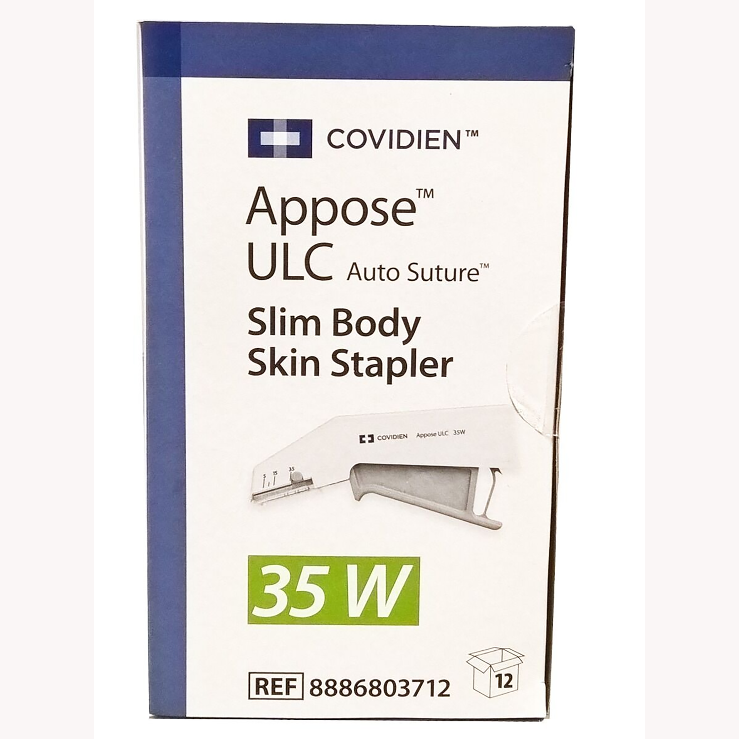 Covidien Appose Skin Stapler | ULC 35W | Sterile | Pack of 12 (2)