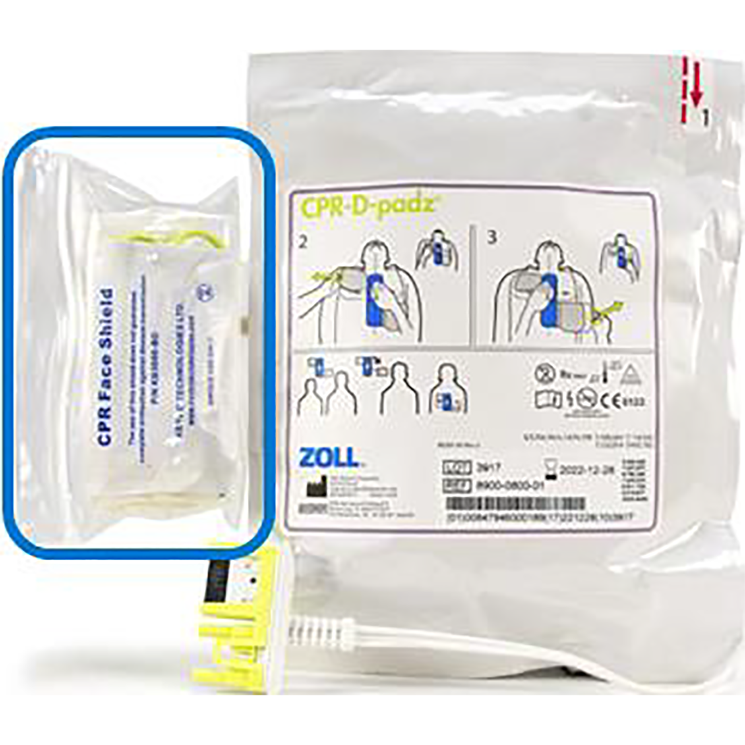CPR D-padz Electrode Rescue Accessory Kit |  Single (1)