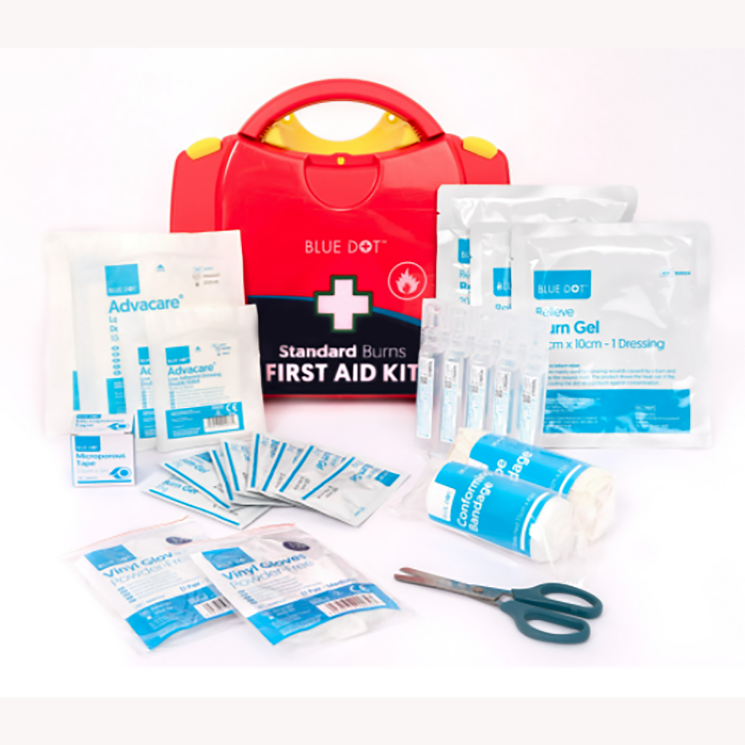 Blue Dot Standard Burns First Aid Kit | Single (2)