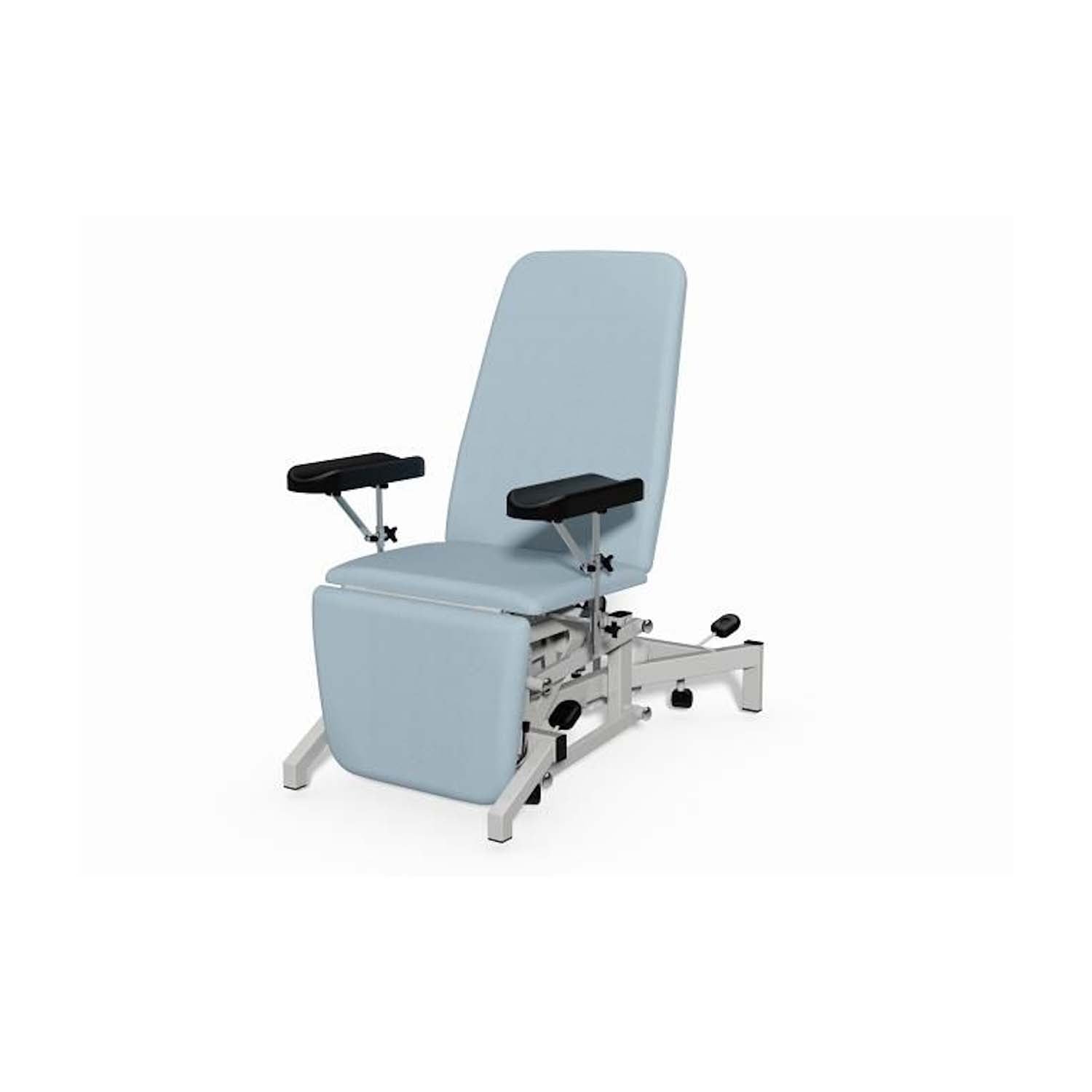 Plinth 2000 Model 93B Phlebotomy Chair | Hydraulic | Denim