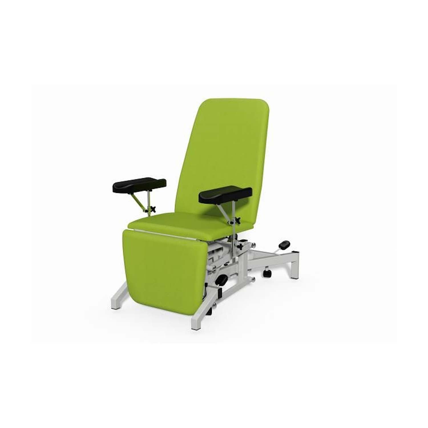 Plinth 2000 Model 93B Phlebotomy Chair | Hydraulic | Citrus Green