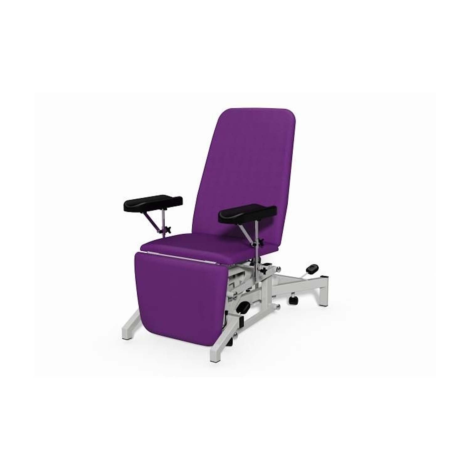 Plinth 2000 Model 93B Phlebotomy Chair | Hydraulic | Grape