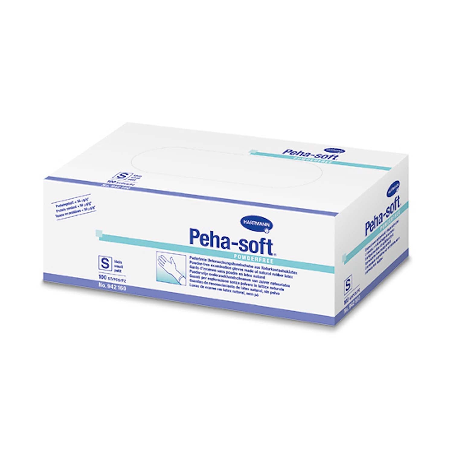 Peha-soft Latex Gloves | Powder Free | Pack of 100 Pieces