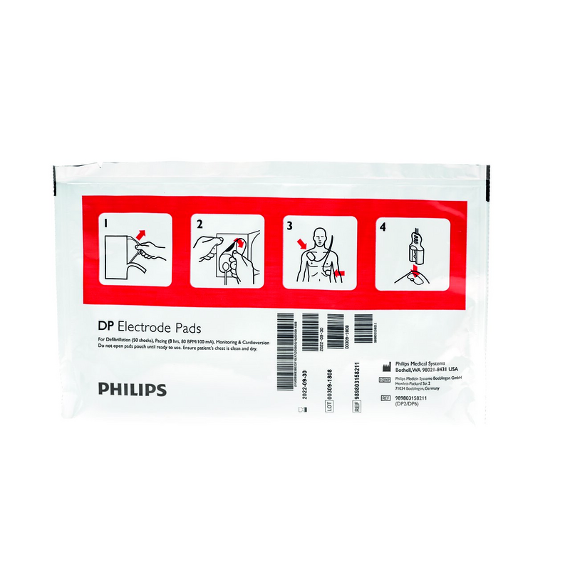 Philips HeartStart DP Pads | Adult | for MRX & FR2 Defibrillator
