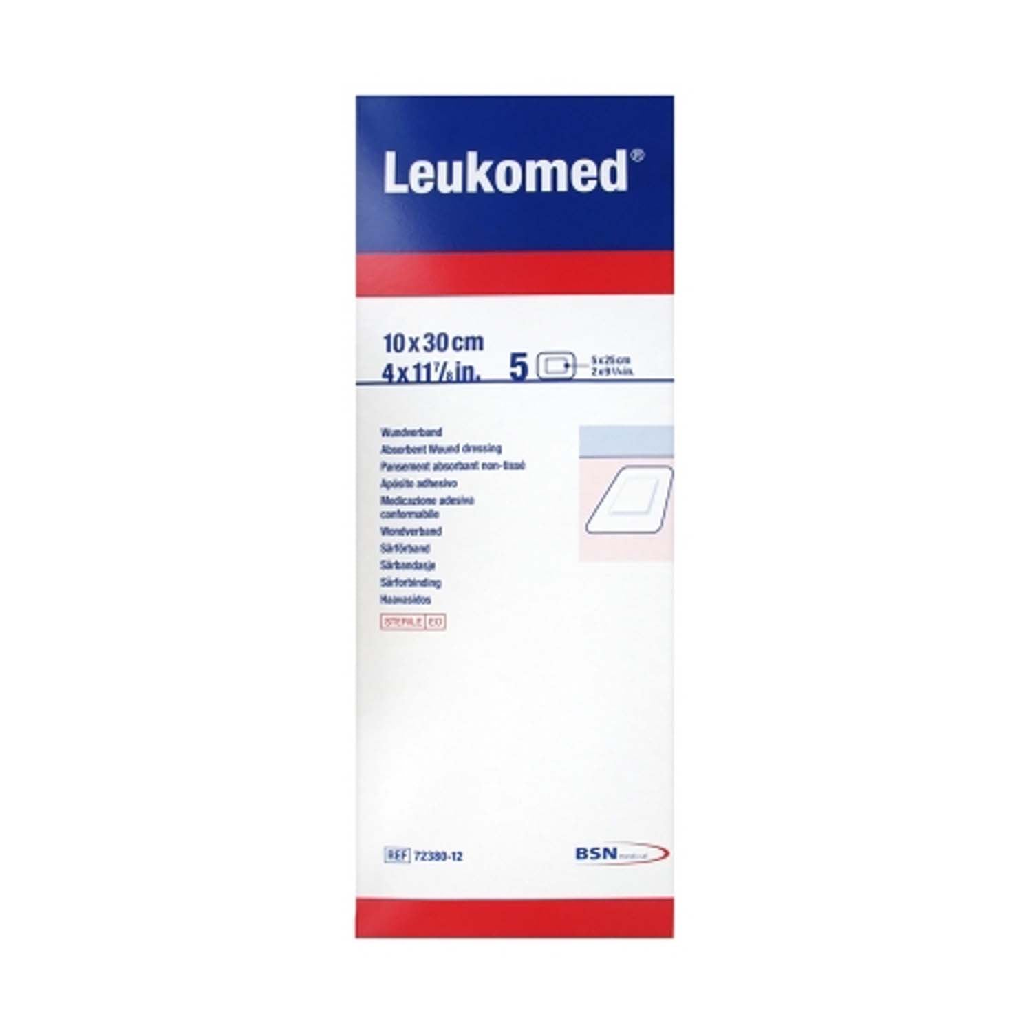 Leukomed Dressings | Non Woven Wound Dressing | 10 x 30cm | Pack of 50