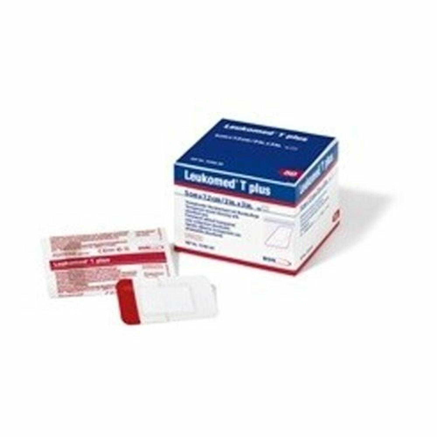 Leukomed Dressings | T Plus, Transparent Film Dressing with Absorbant Pad | 10 x 35cm | Pack of 50