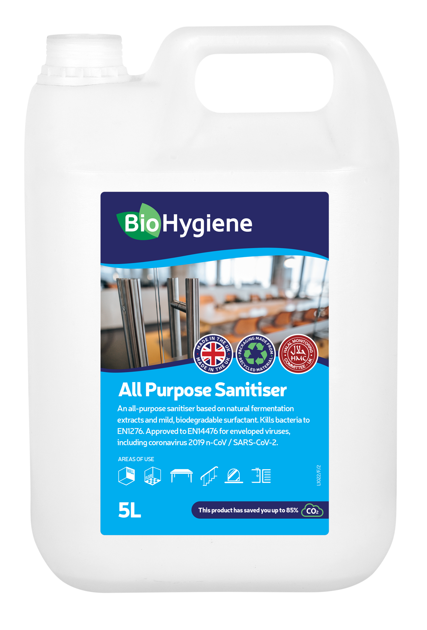 BioHygiene All Purpose Sanitiser Concentrate Fragranced | 5L | Single
