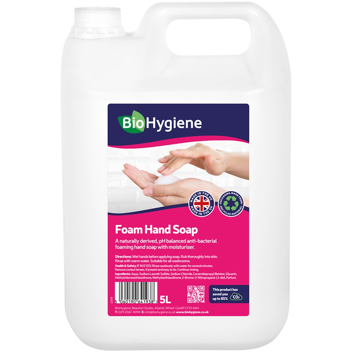 BioHygiene Foam Soap Fragranced | 5L | Single