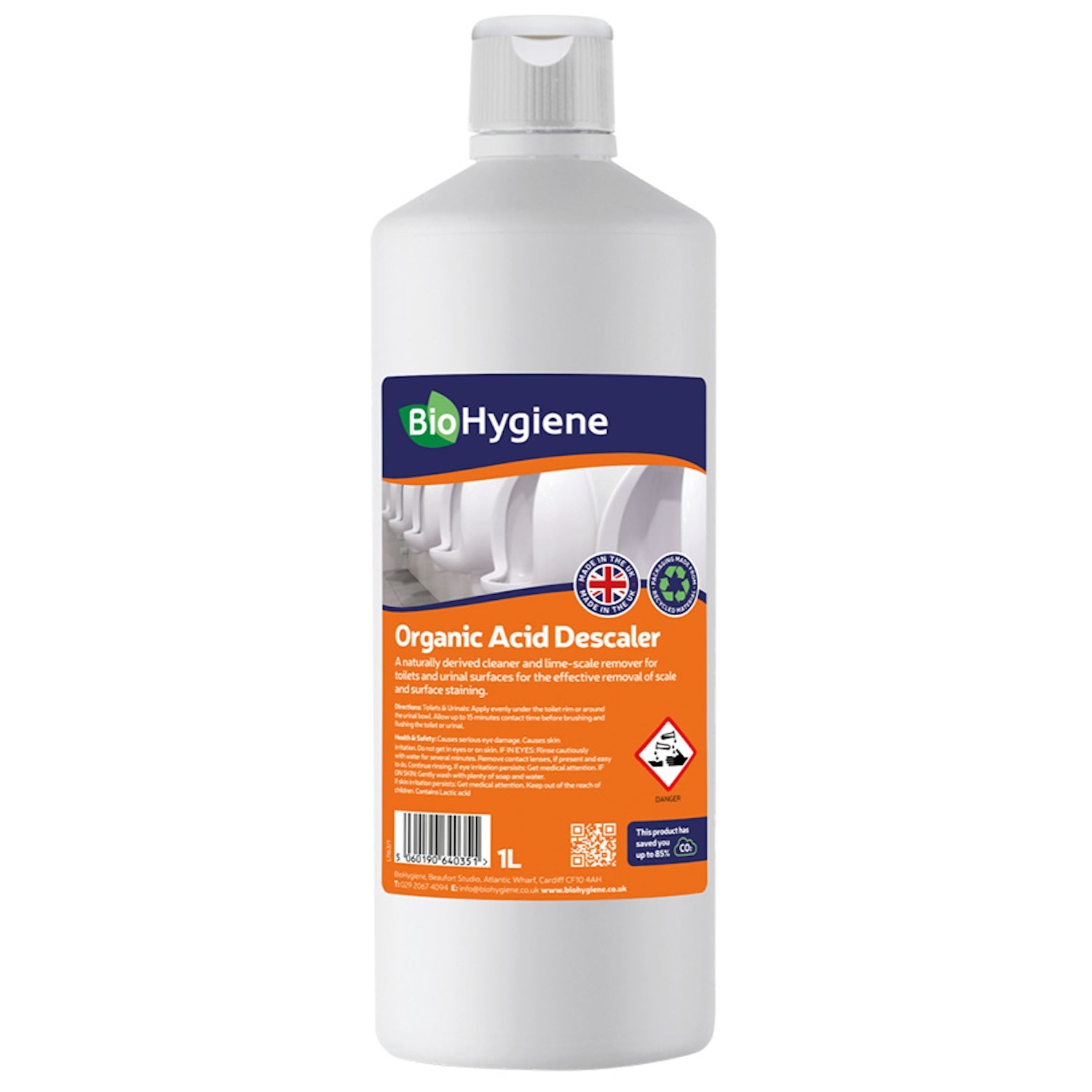 BioHygiene Organic Acid Descaler | 1L | Single