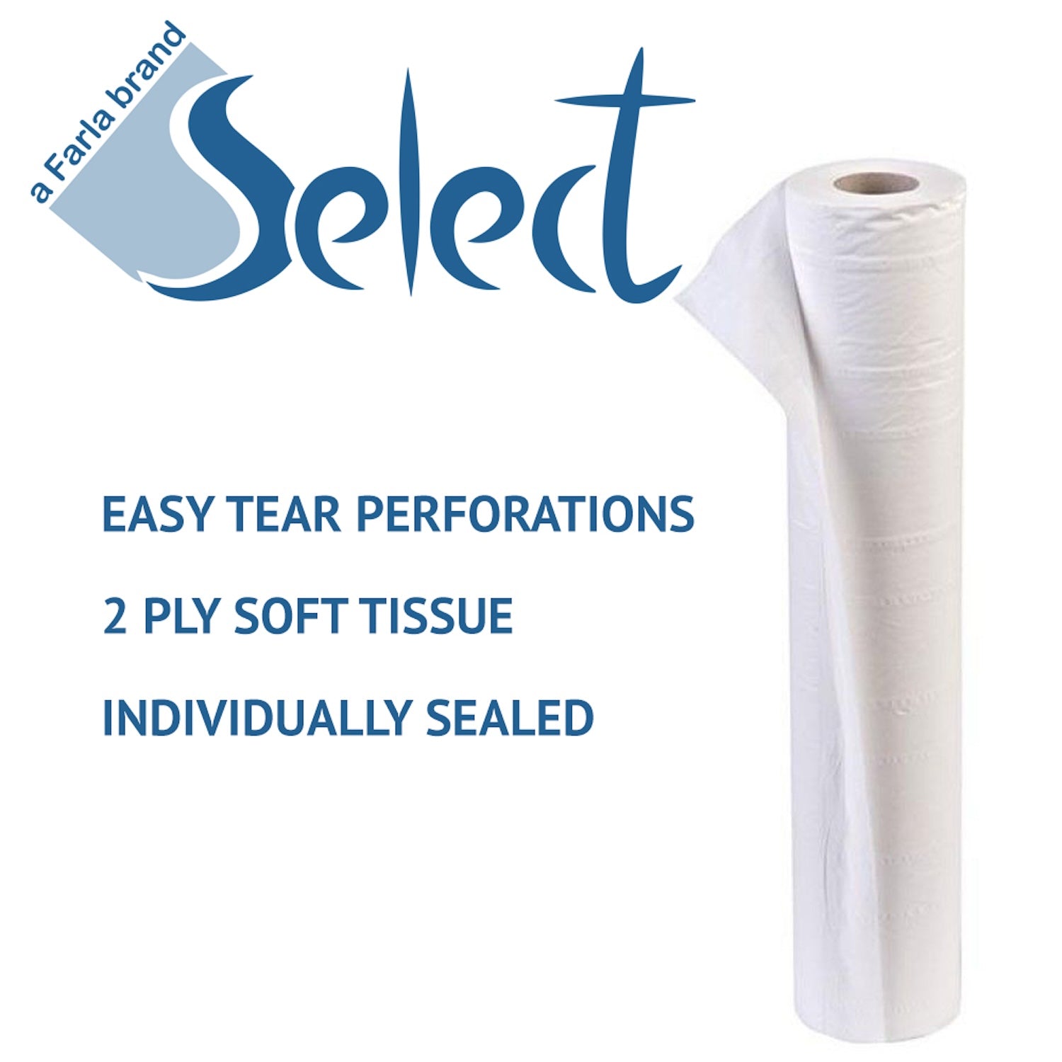Select Couch Rolls | White | 50m x 50cm | Pack of 9 (2)