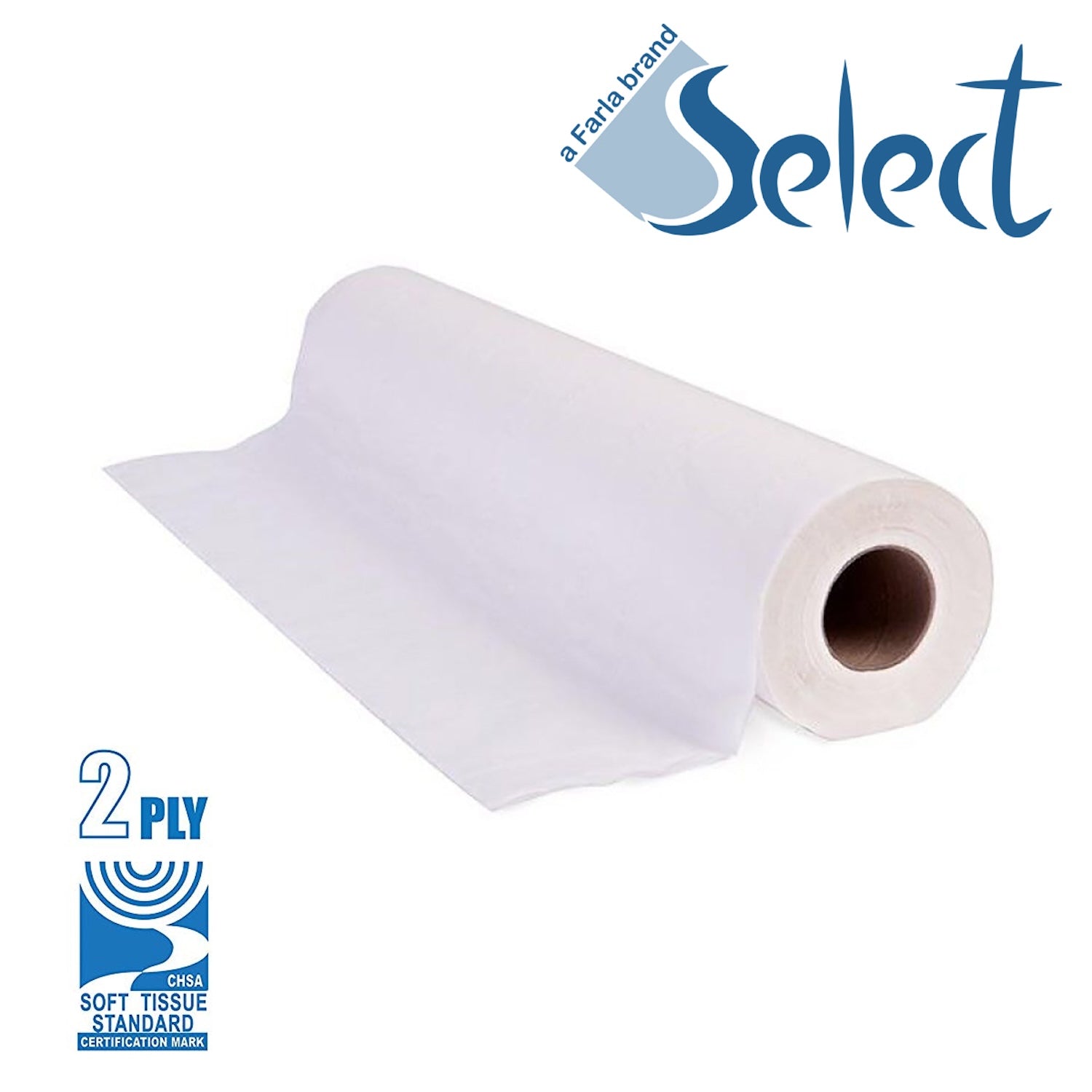 Select Couch Rolls | White | 50m x 50cm | Pack of 9 (1)