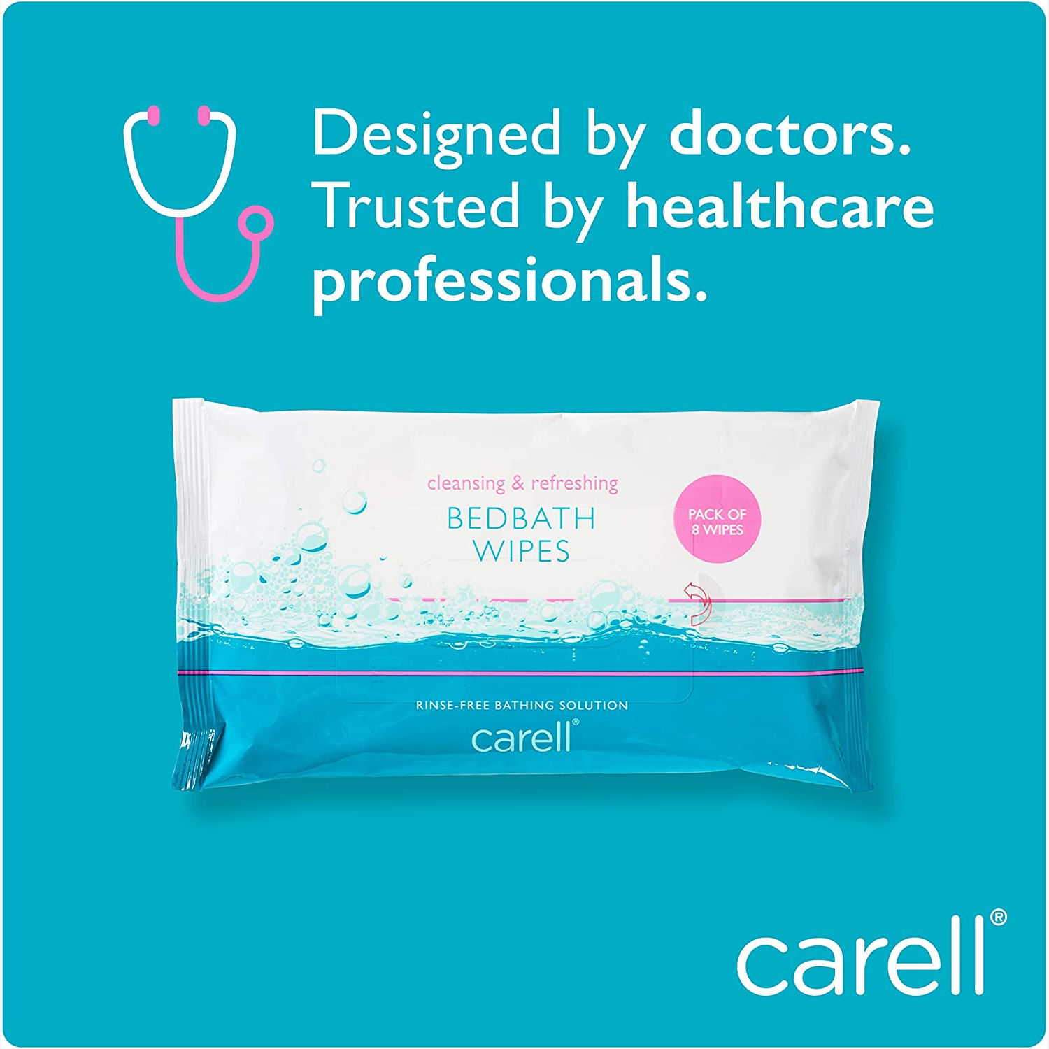 Carell Bedbath Wipes | pack of 8 wipes (4)