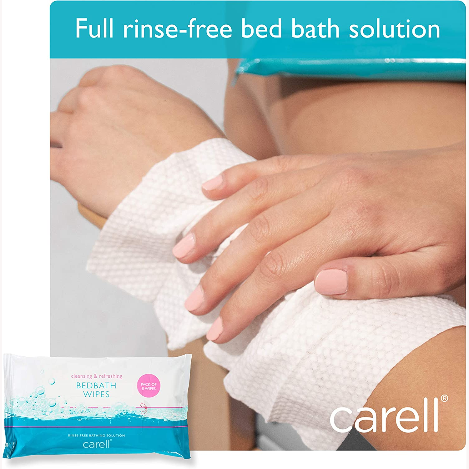 Carell Bedbath Wipes | pack of 8 wipes (1)