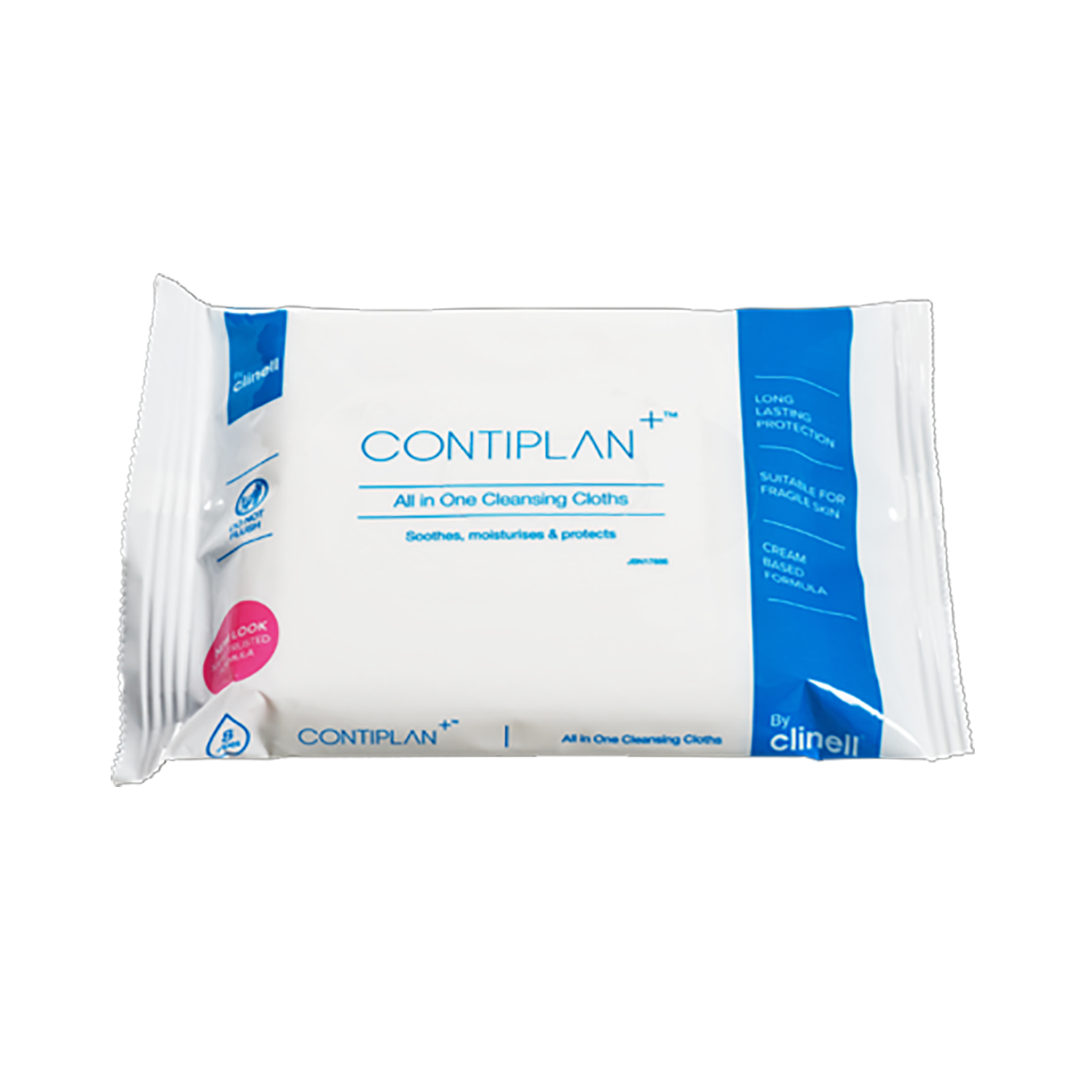Clinell Contiplan+ All-in-One Cleansing Cloths | Pack of 8