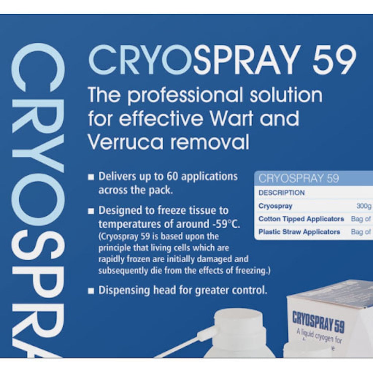 Cryospray 59 Cotton Tipped Applicators | Pack of 12 (1)