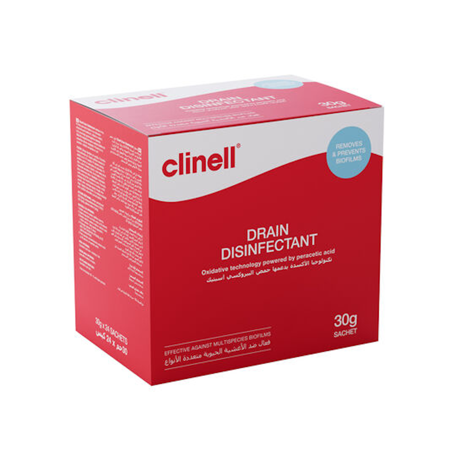 Clinell Drain Disinfectant Sachets | 30g | Pack of 24 (1)