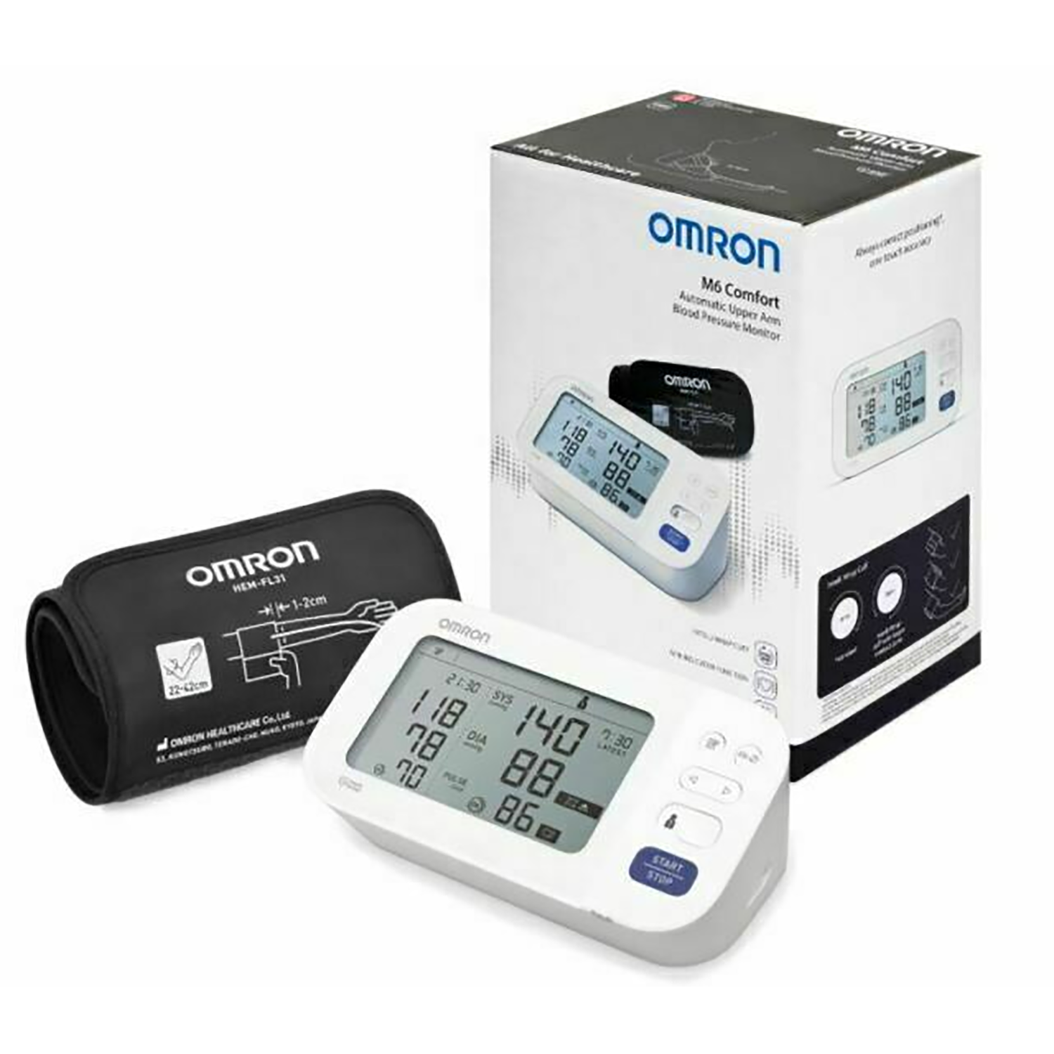 Omron M6 Comfort Automatic Upper Arm Blood Pressure Monitor (2)