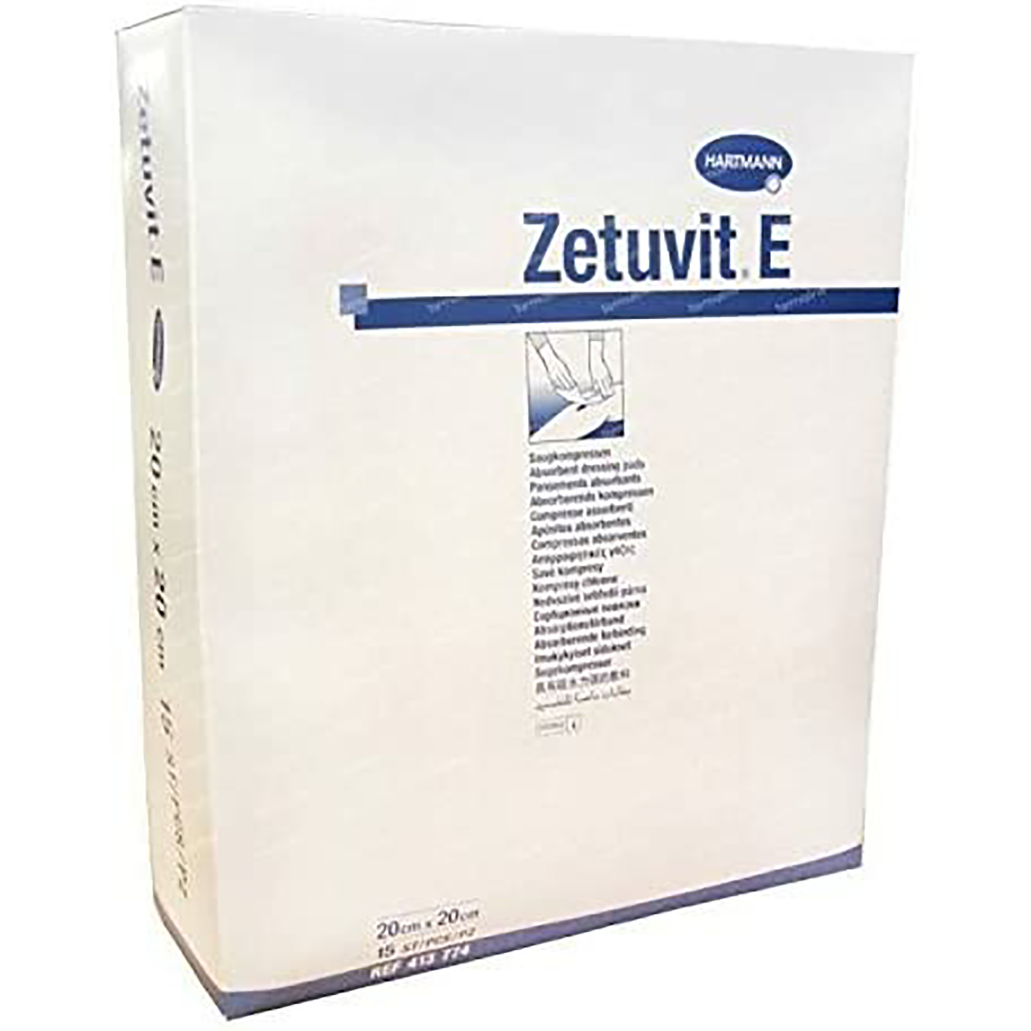 Zetuvit E Absorbent Dressing Pads | 20 x 20cm | Pack of 15